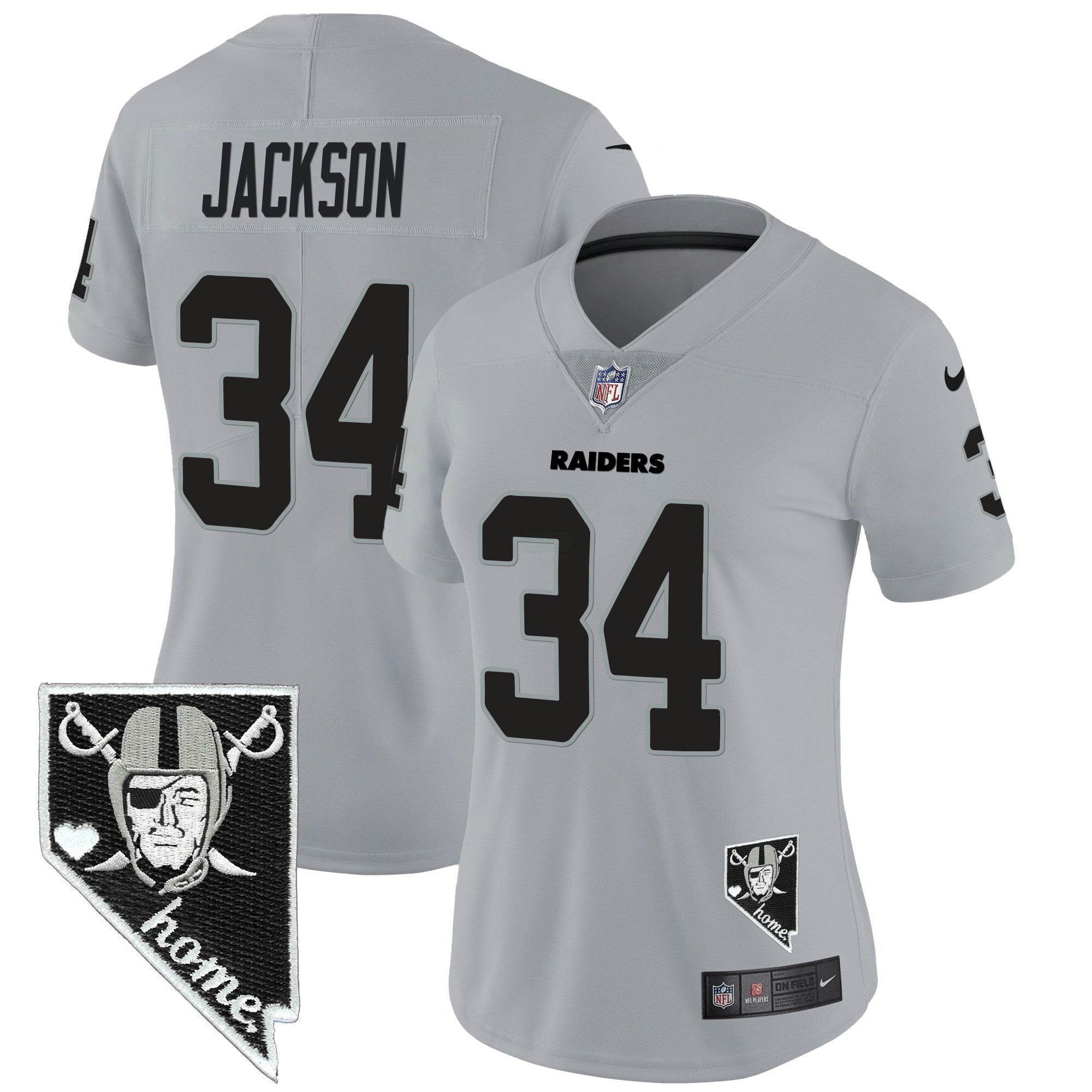 Camisa NFL Women’s Nevada Home Patch Vapor Jersey