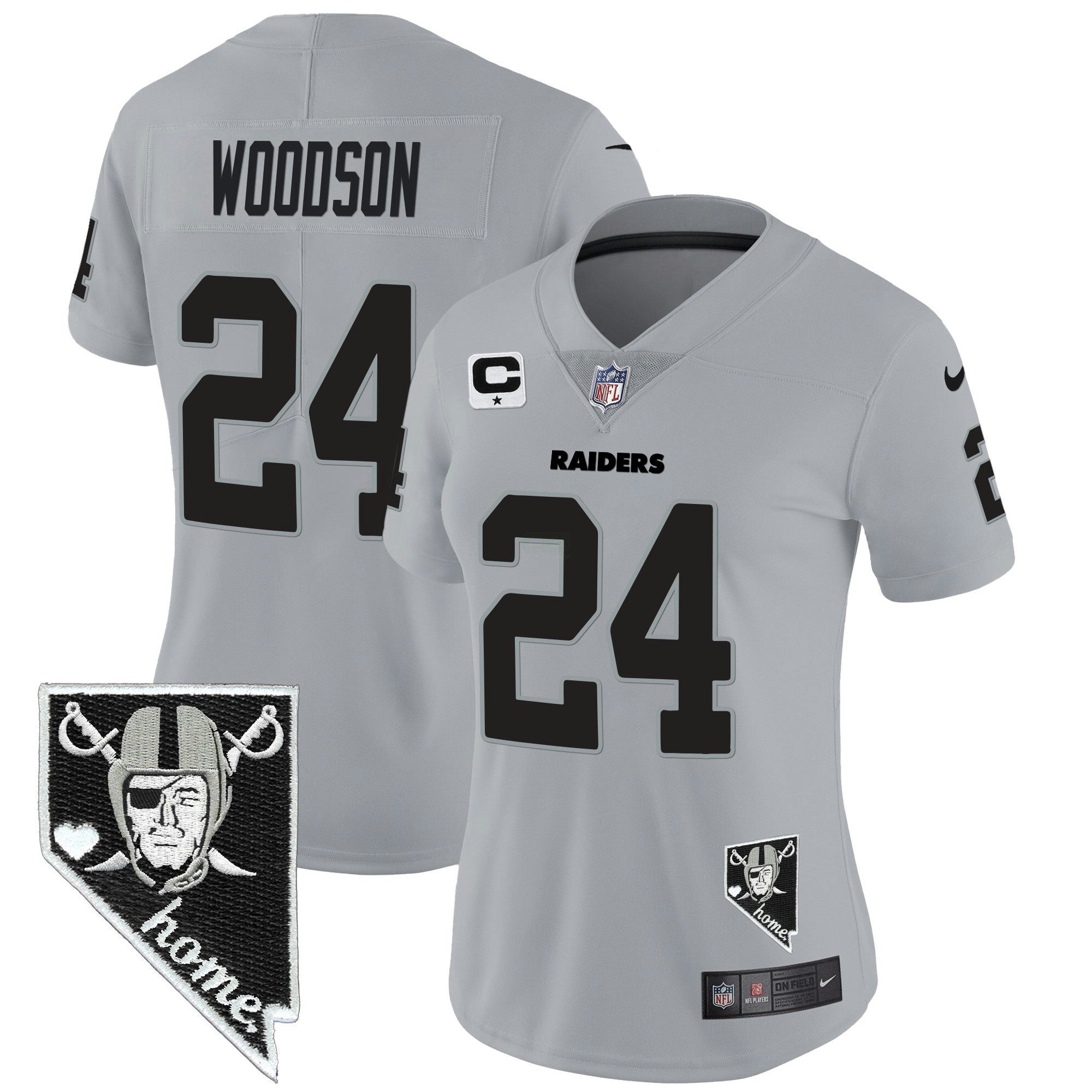 Camisa NFL Women’s Nevada Home Patch Vapor Jersey