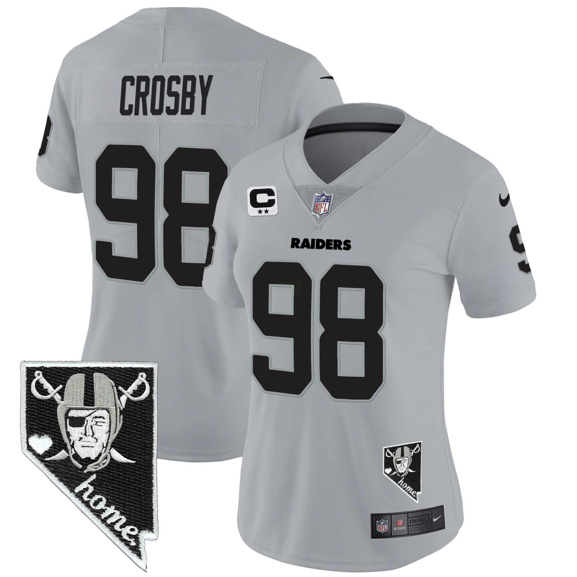 Camisa NFL Women’s Nevada Home Patch Vapor Jersey