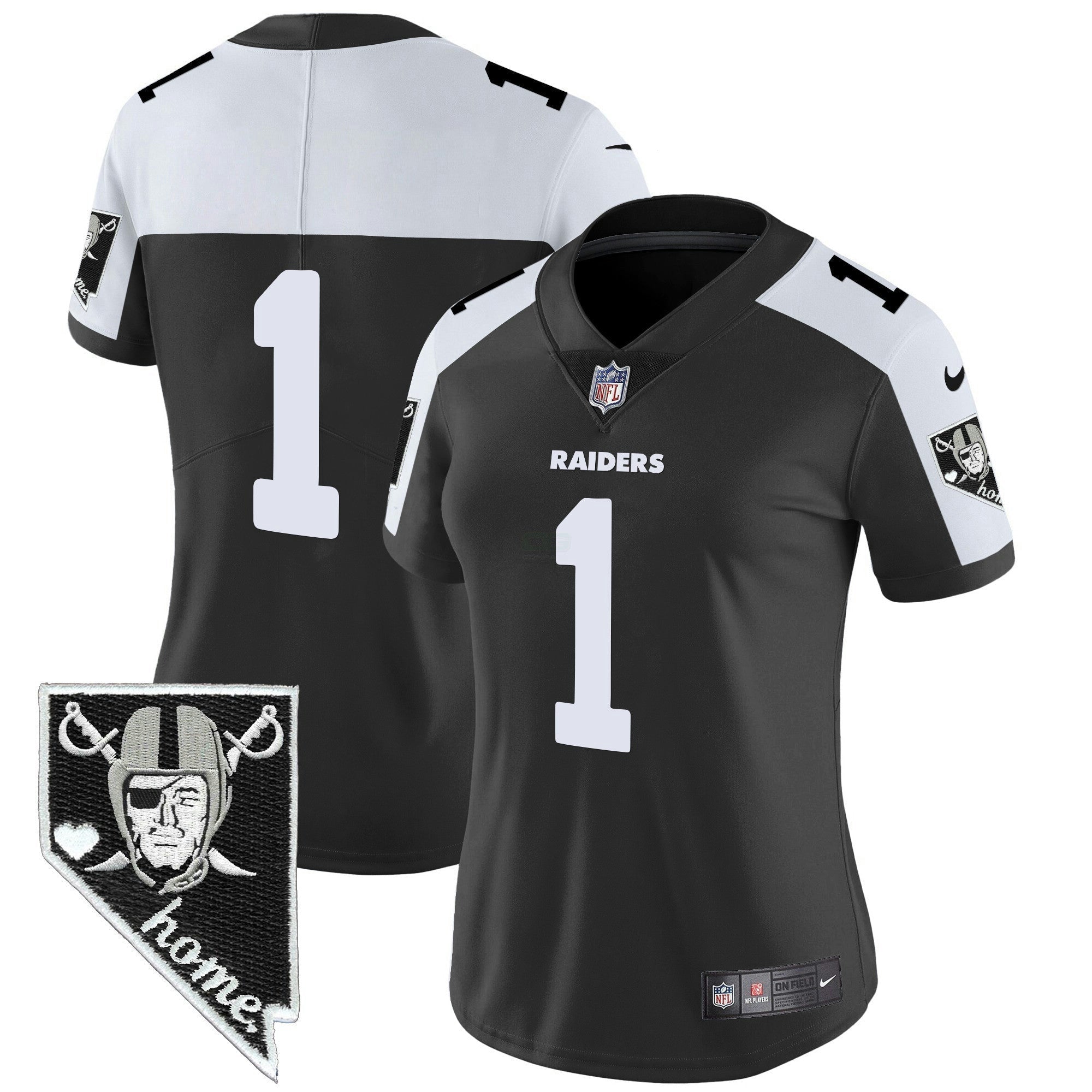 Camisa NFL Women’s Nevada Home Patch Vapor Jersey