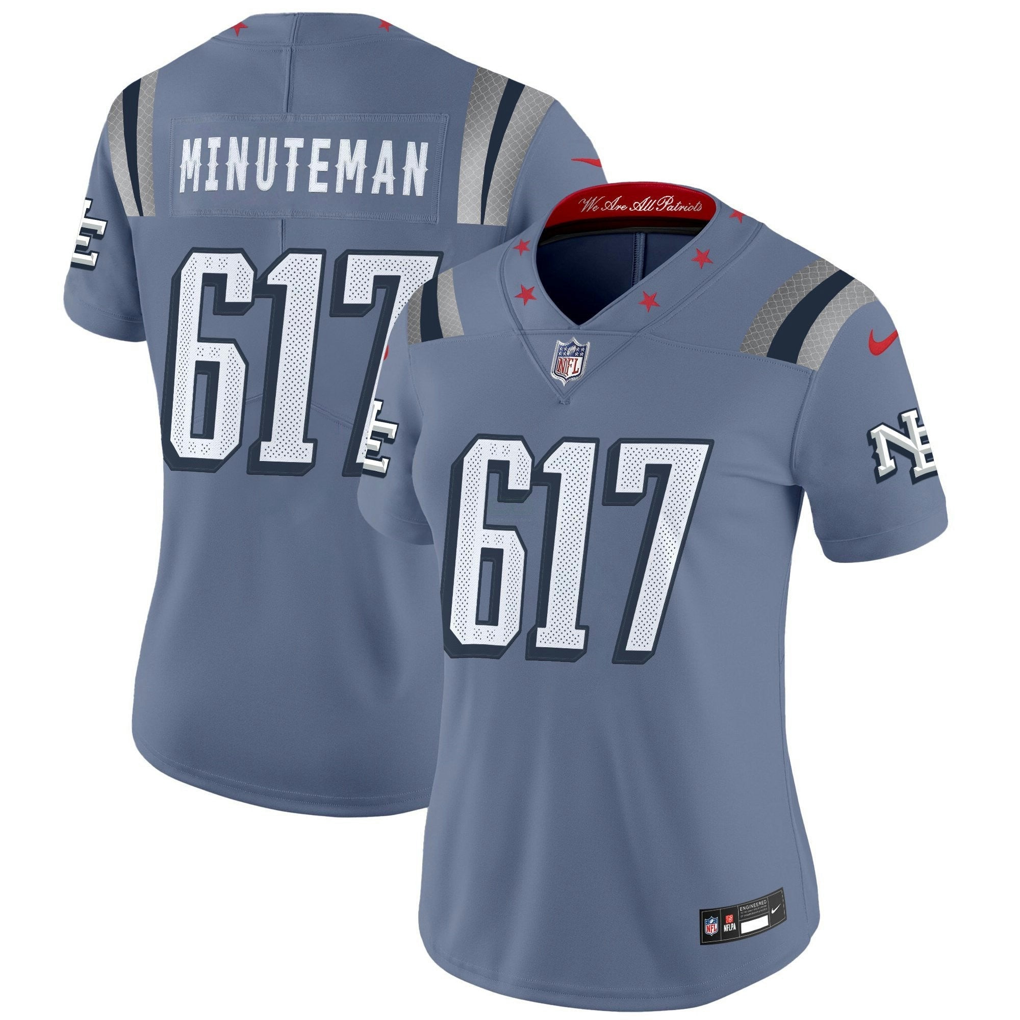 Camisa NFL Women’s New England 2025 “Rivalries” Vapor Limited Jersey