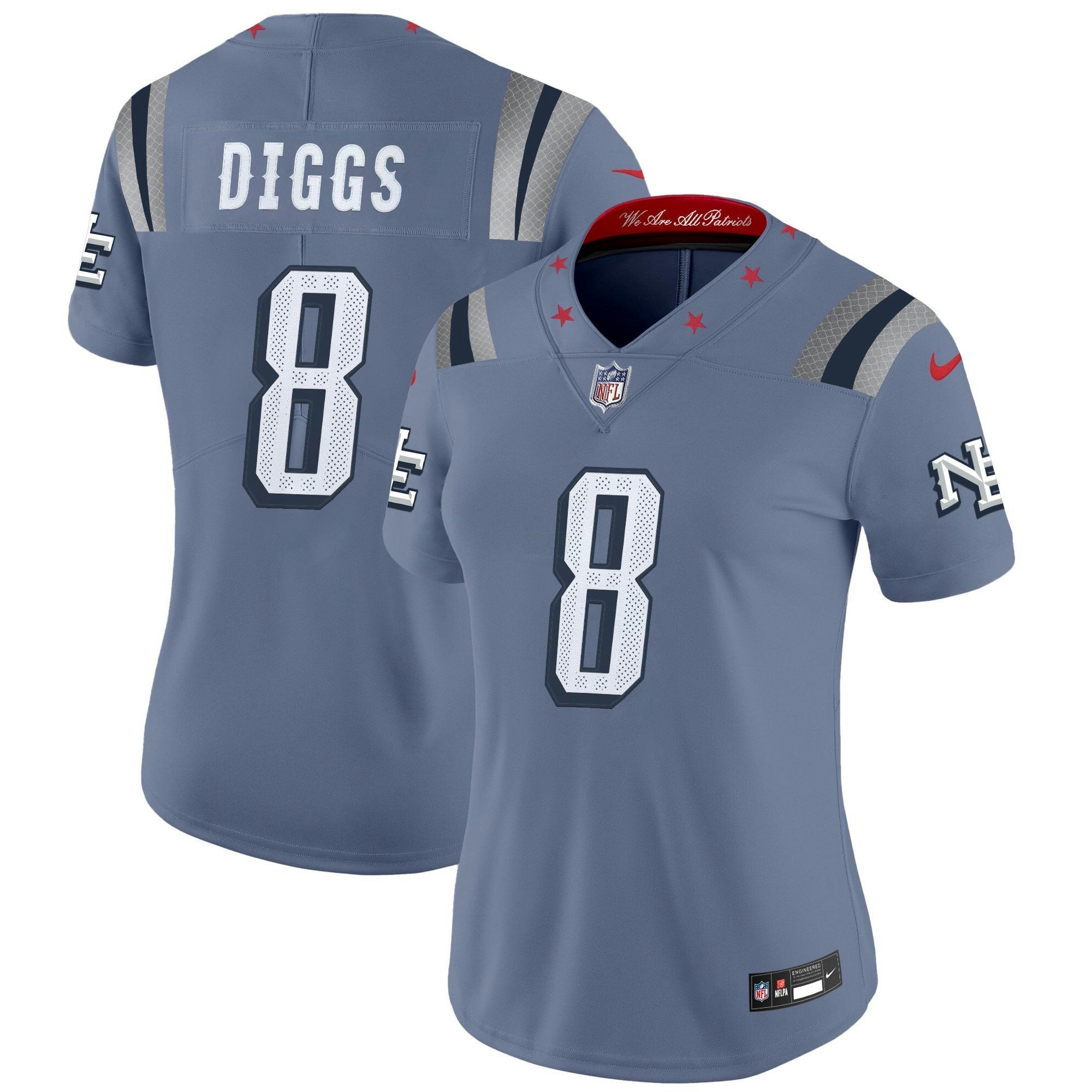 Camisa NFL Women’s New England 2025 “Rivalries” Vapor Limited Jersey