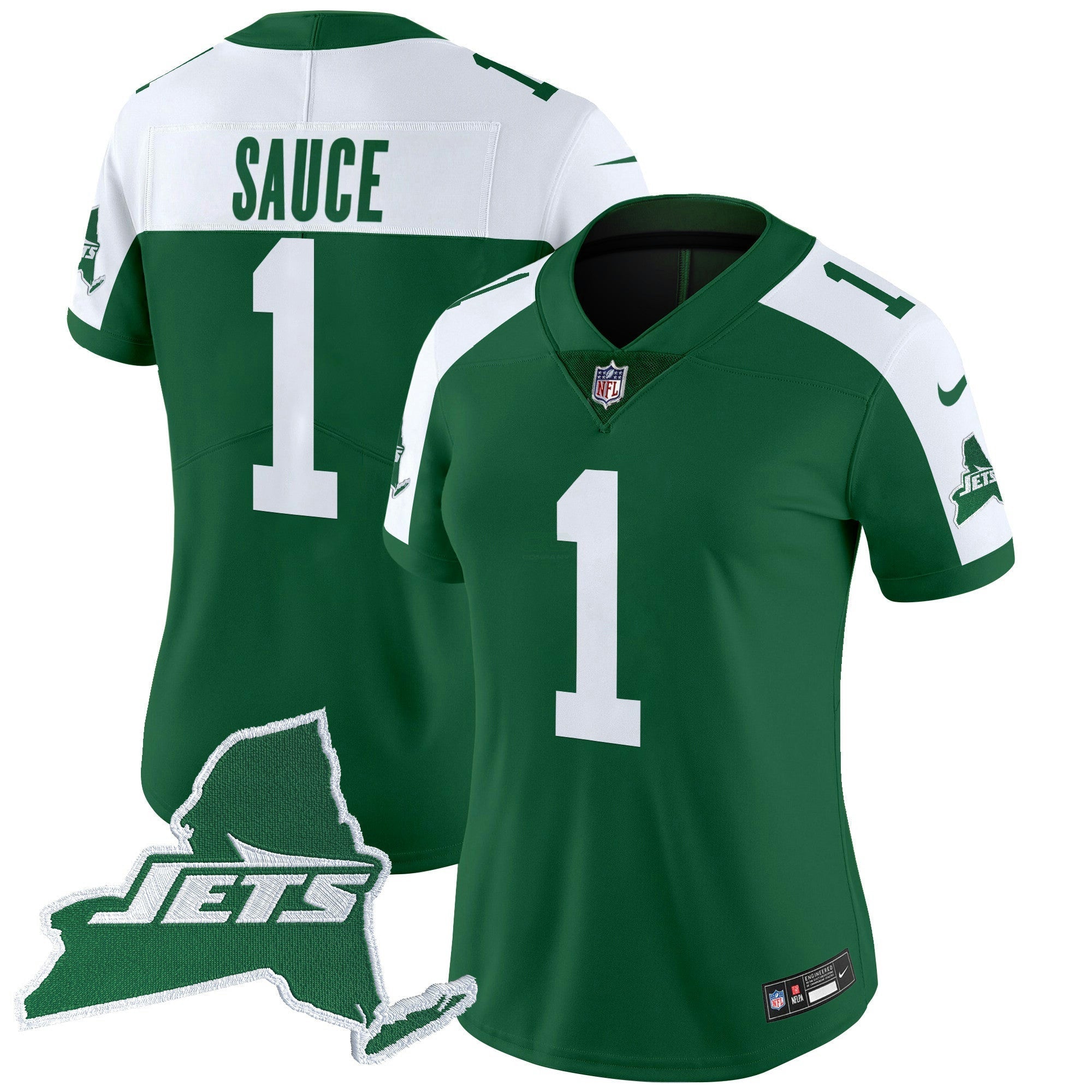 Camisa NFL Women’s New York Home Patch Vapor Legacy Limited Jersey