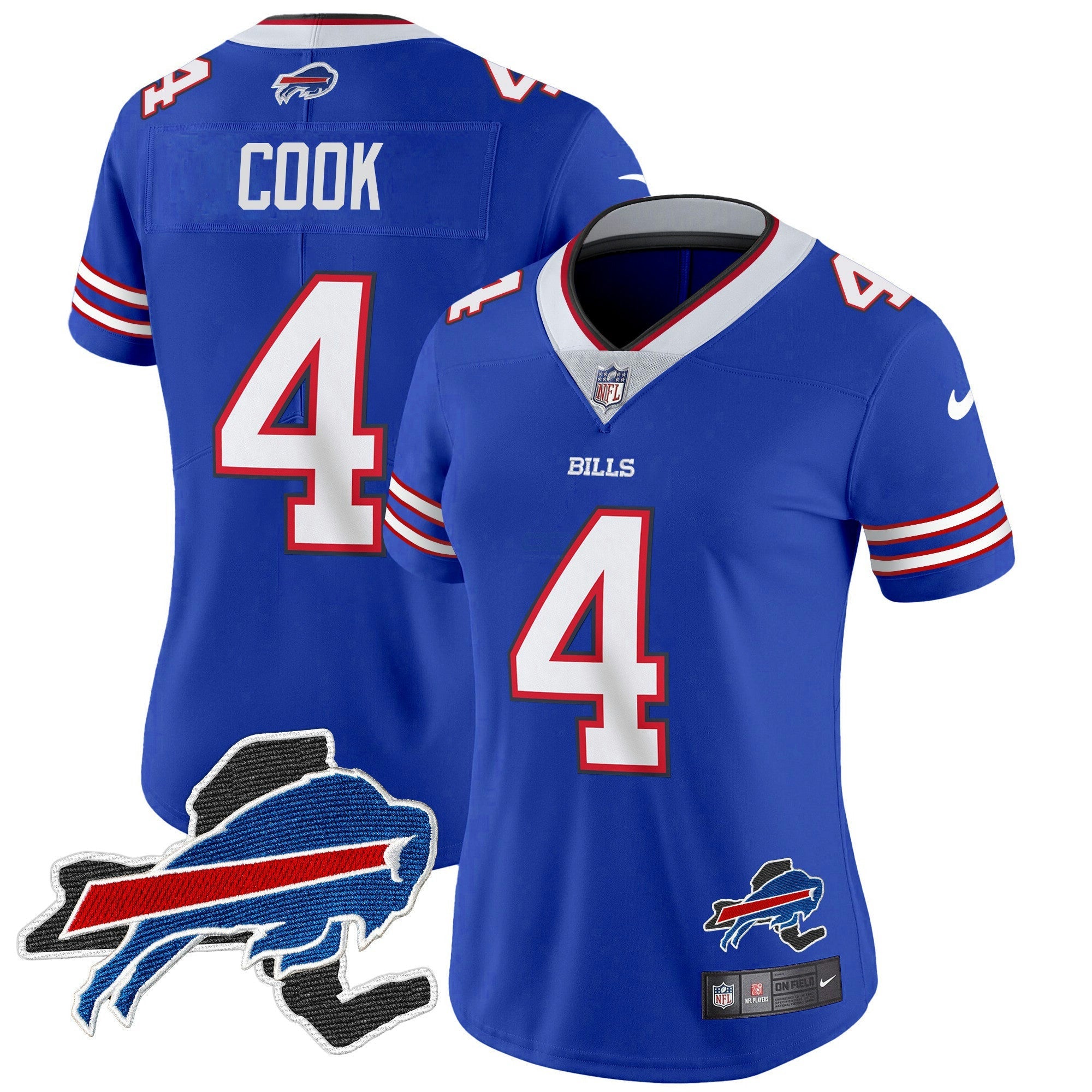 Camisa NFL Women’s New York Patch Vapor Limited Jersey