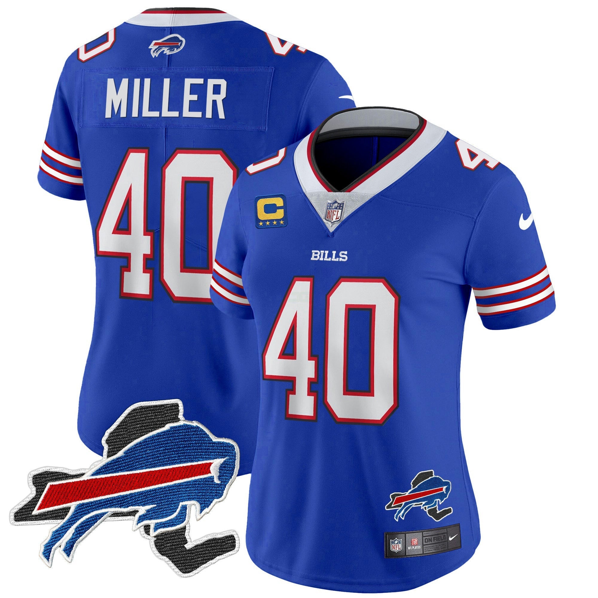 Camisa NFL Women’s New York Patch Vapor Limited Jersey