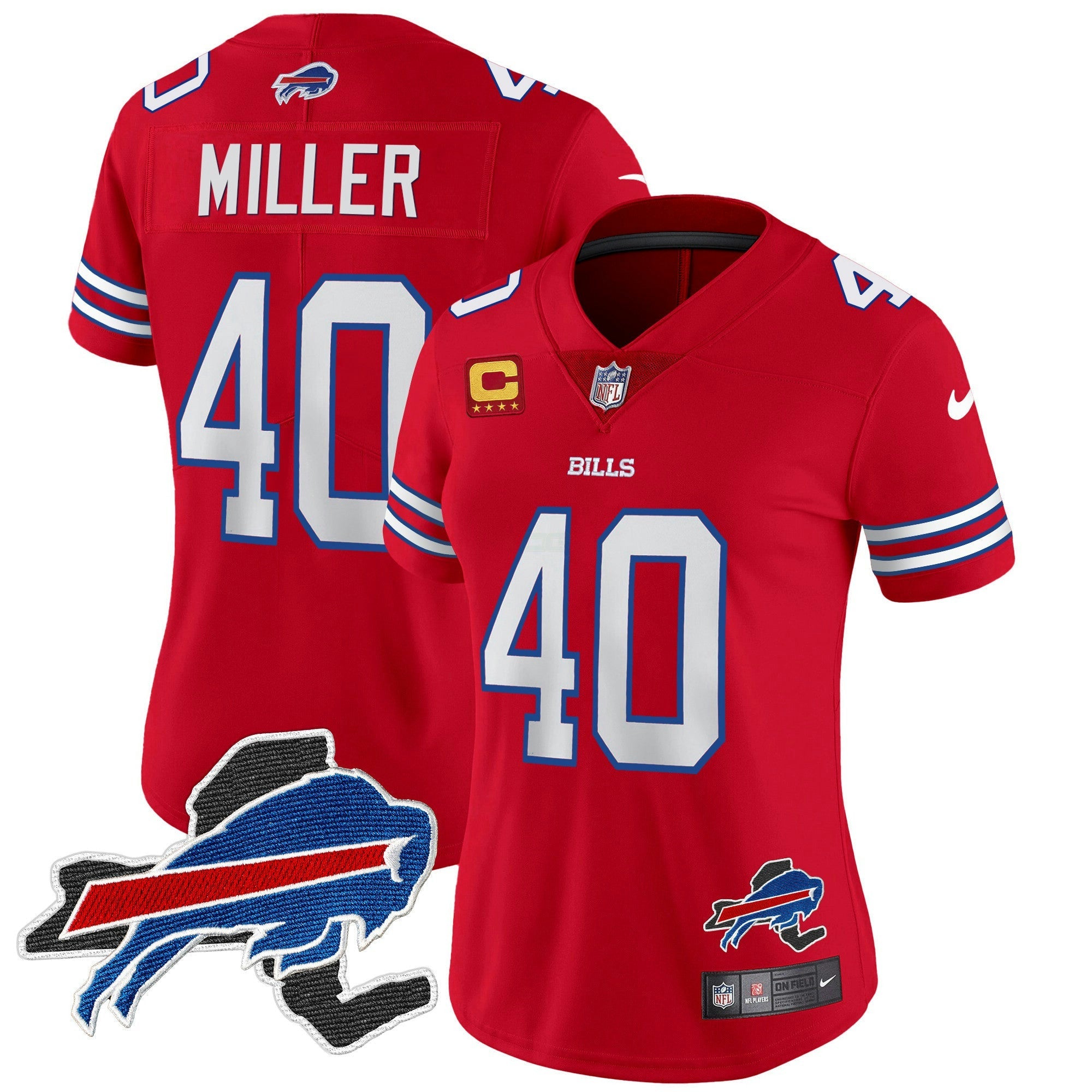 Camisa NFL Women’s New York Patch Vapor Limited Jersey
