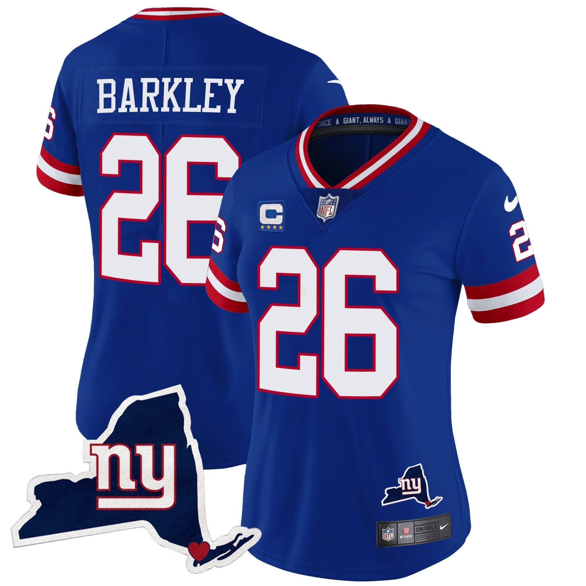 Camisa NFL Women’s New York State Map Patch Limited Jersey V2