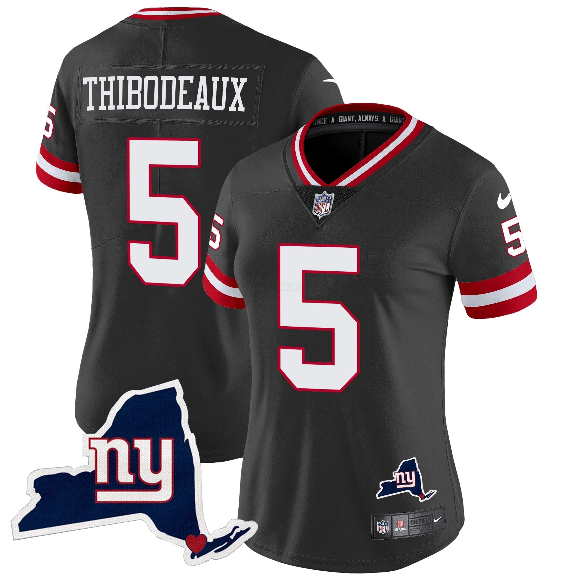 Camisa NFL Women’s New York State Map Patch Limited Jersey V2