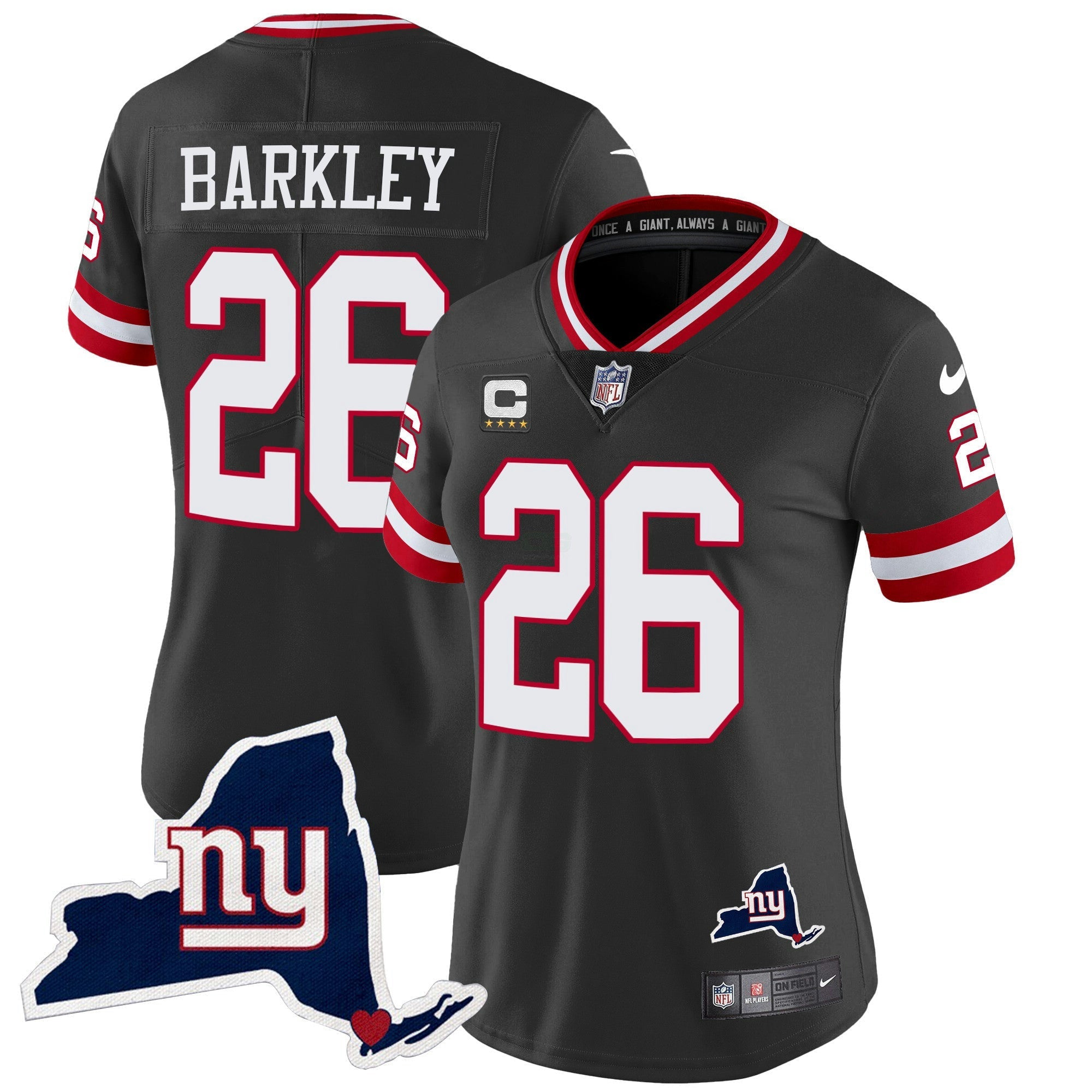 Camisa NFL Women’s New York State Map Patch Limited Jersey V2