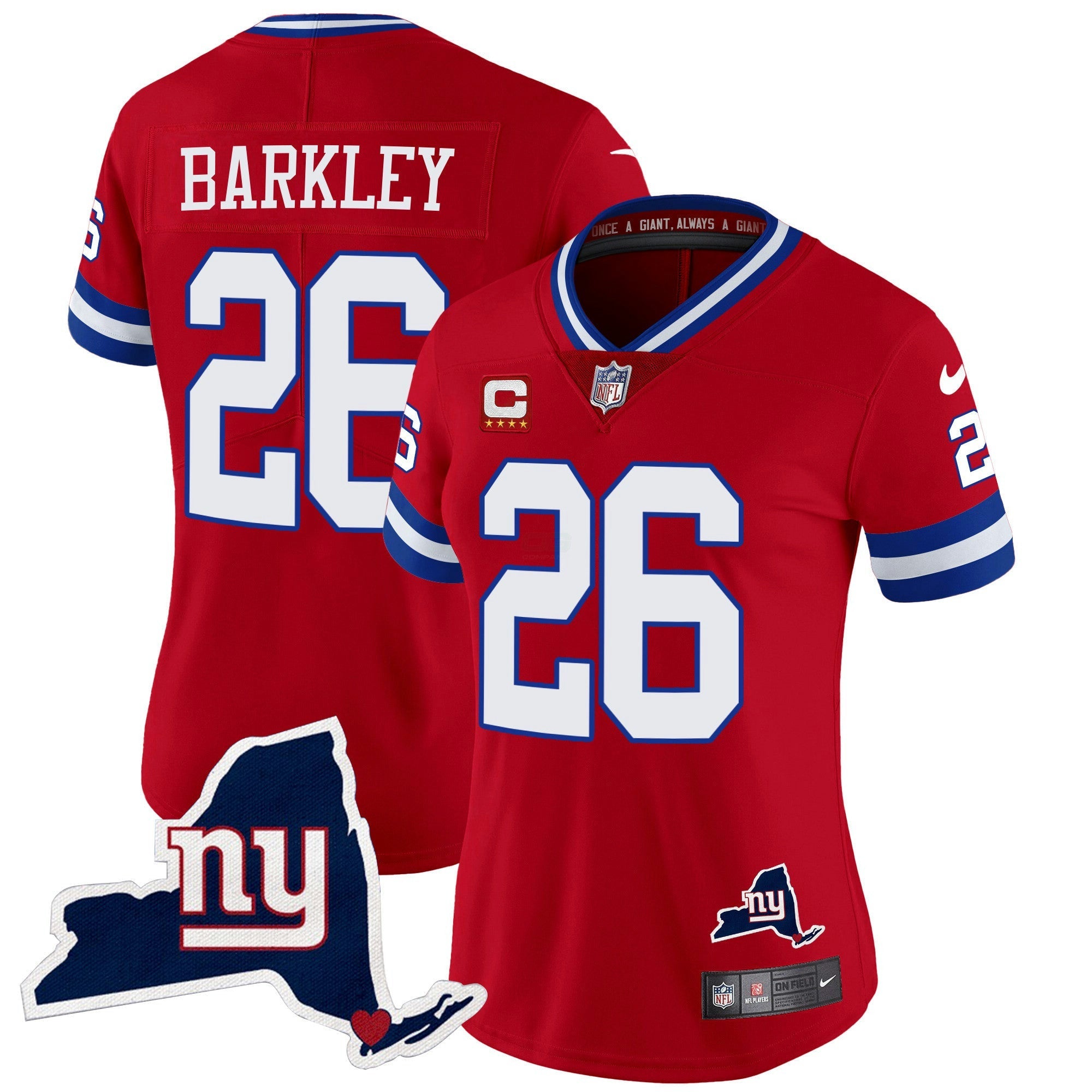 Camisa NFL Women’s New York State Map Patch Limited Jersey V2