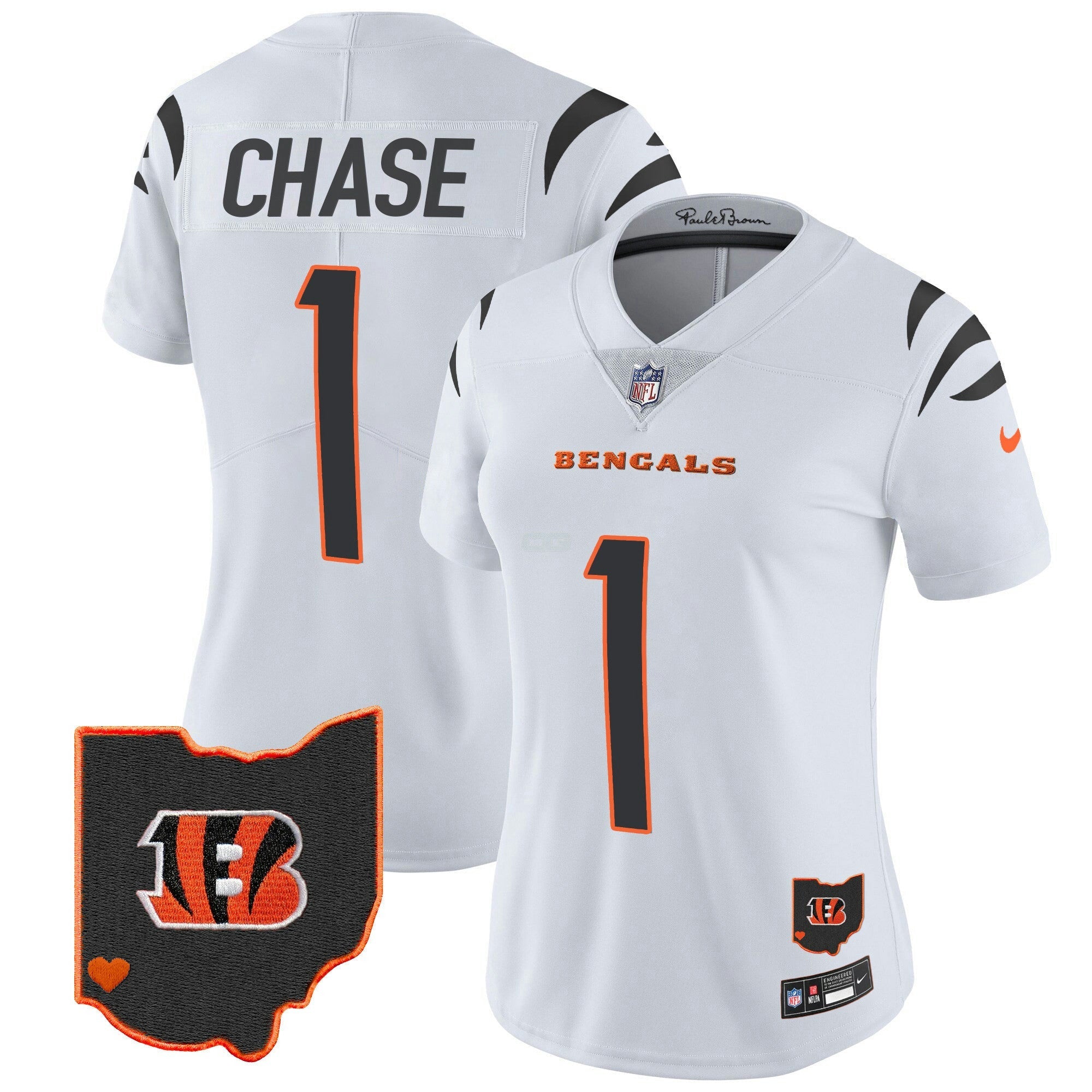 Camisa NFL Women’s Ohio Patch Vapor Limited Jersey