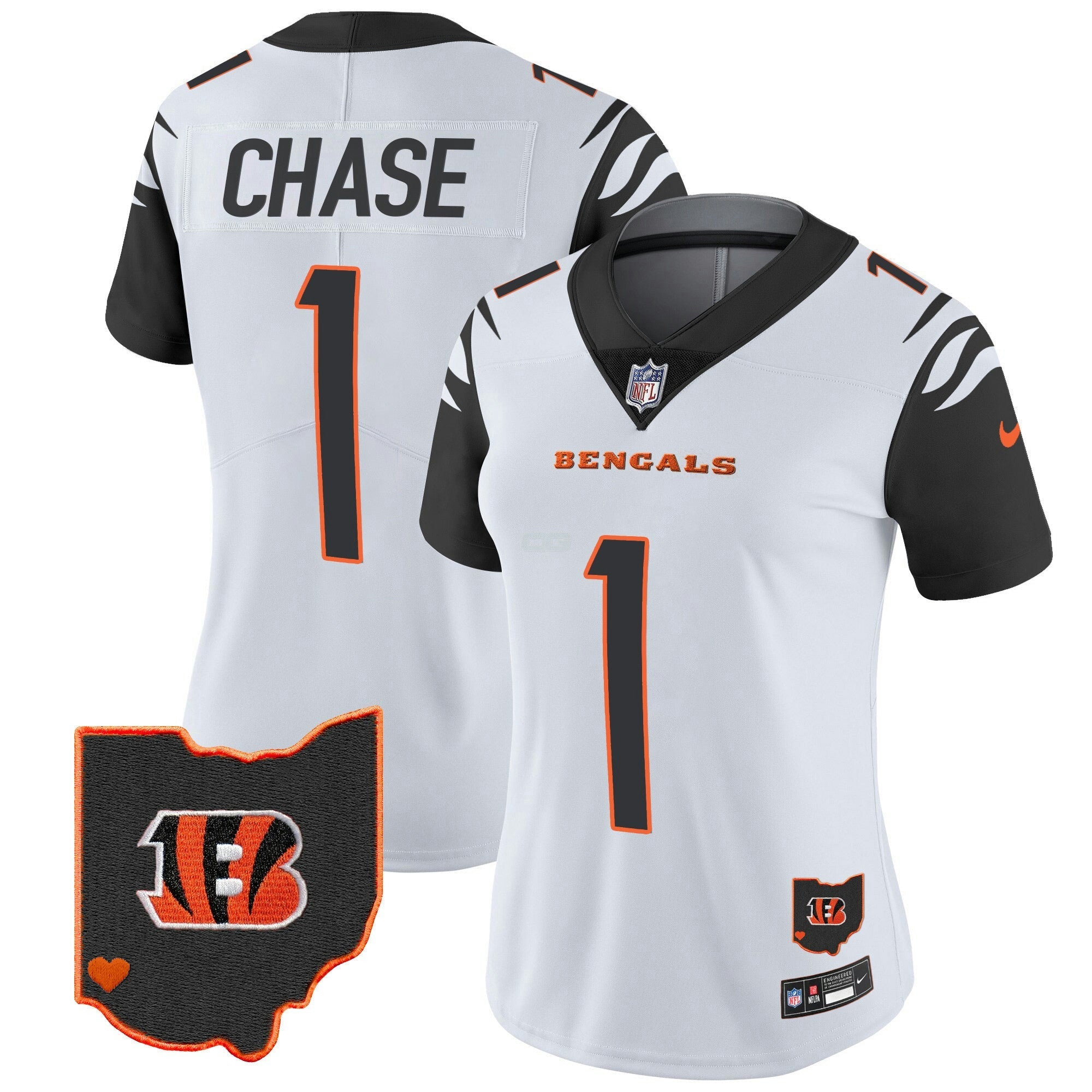 Camisa NFL Women’s Ohio Patch Vapor Limited Jersey