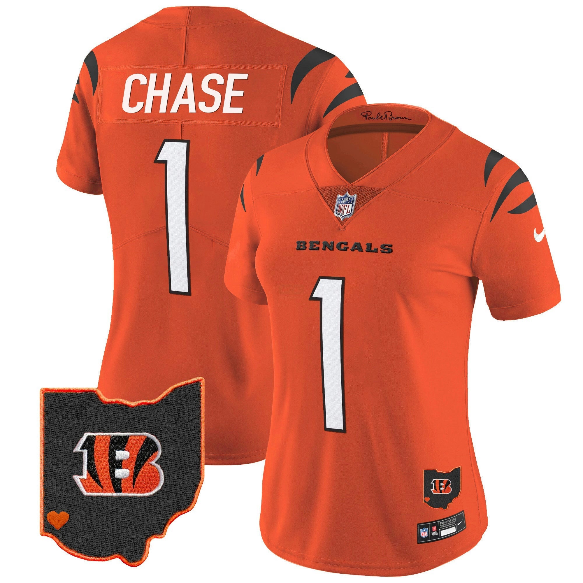Camisa NFL Women’s Ohio Patch Vapor Limited Jersey