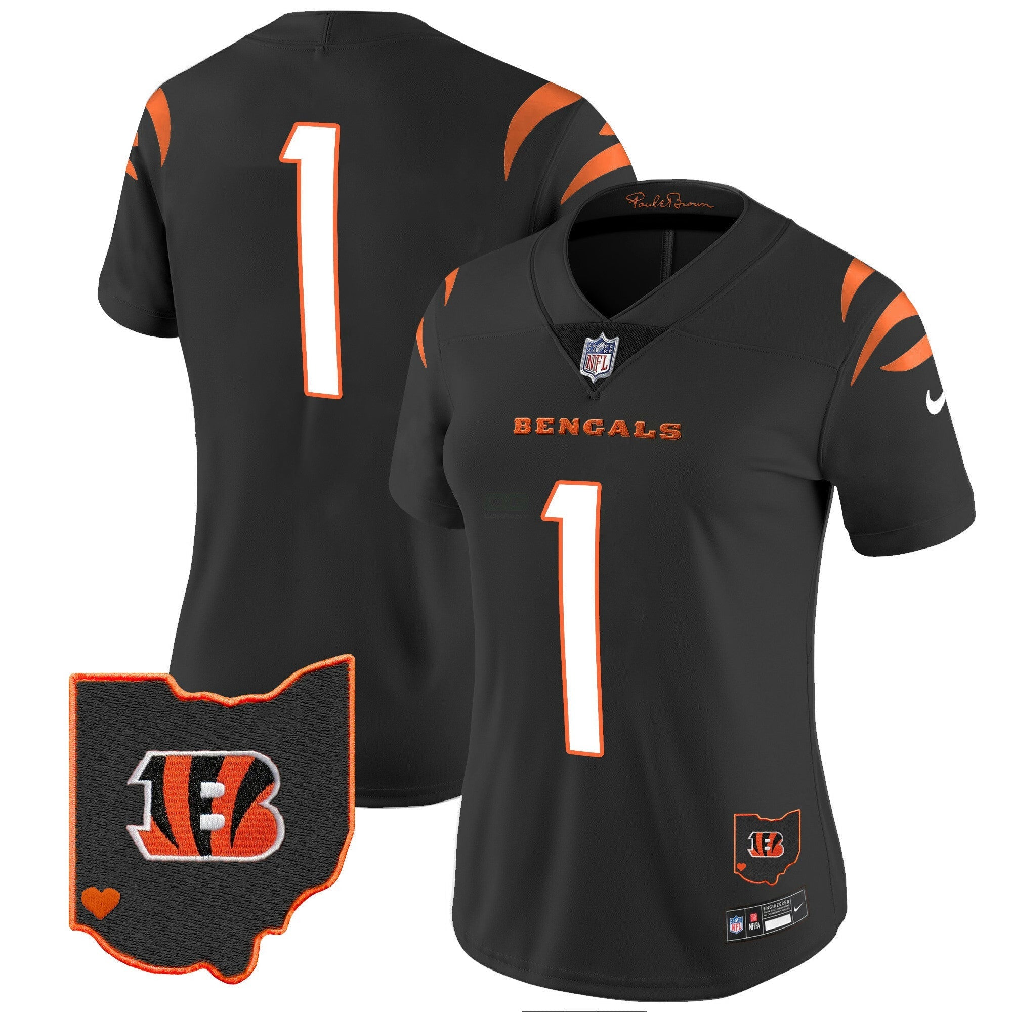 Camisa NFL Women’s Ohio Patch Vapor Limited Jersey