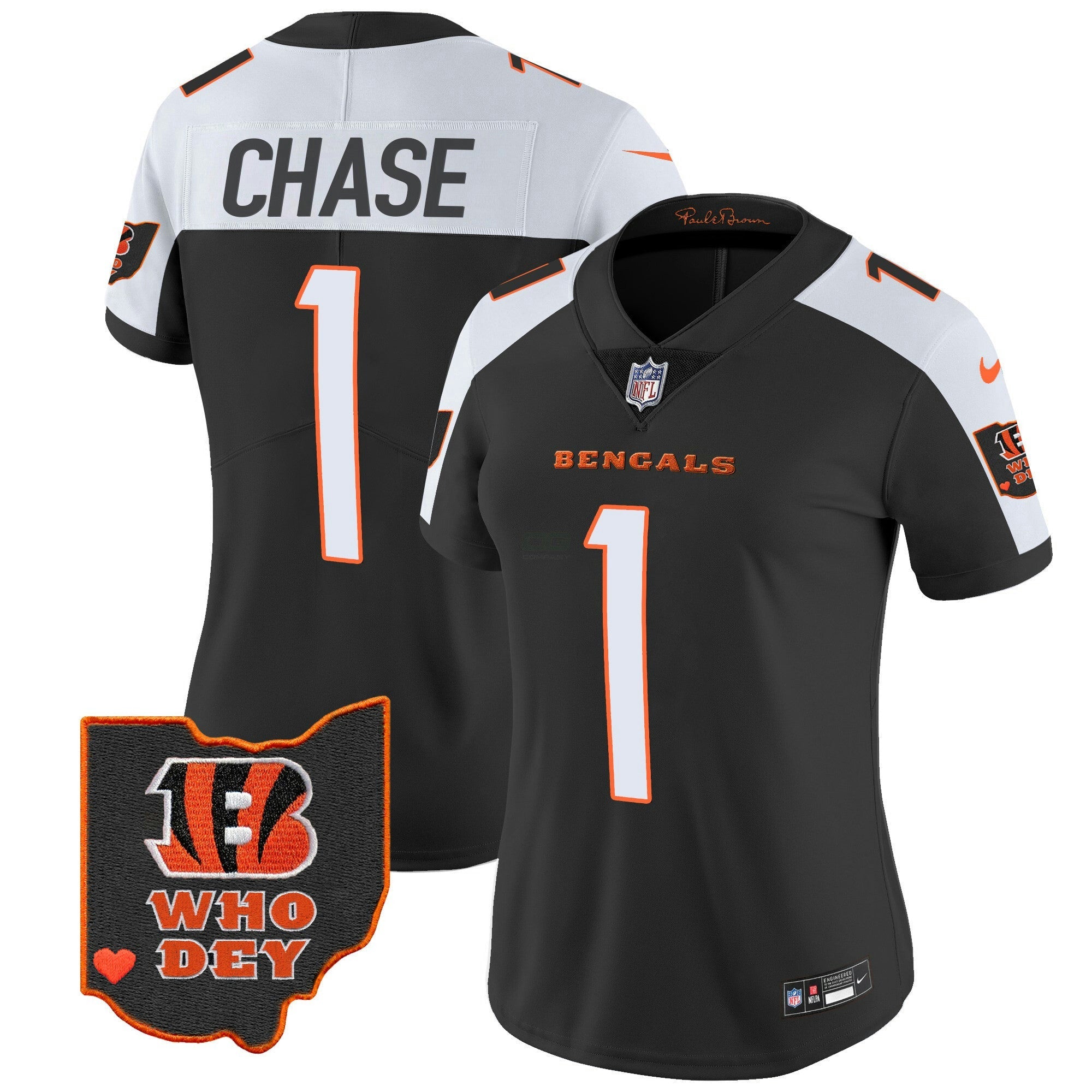 Camisa NFL Women’s Ohio Patch Vapor Limited Jersey V2