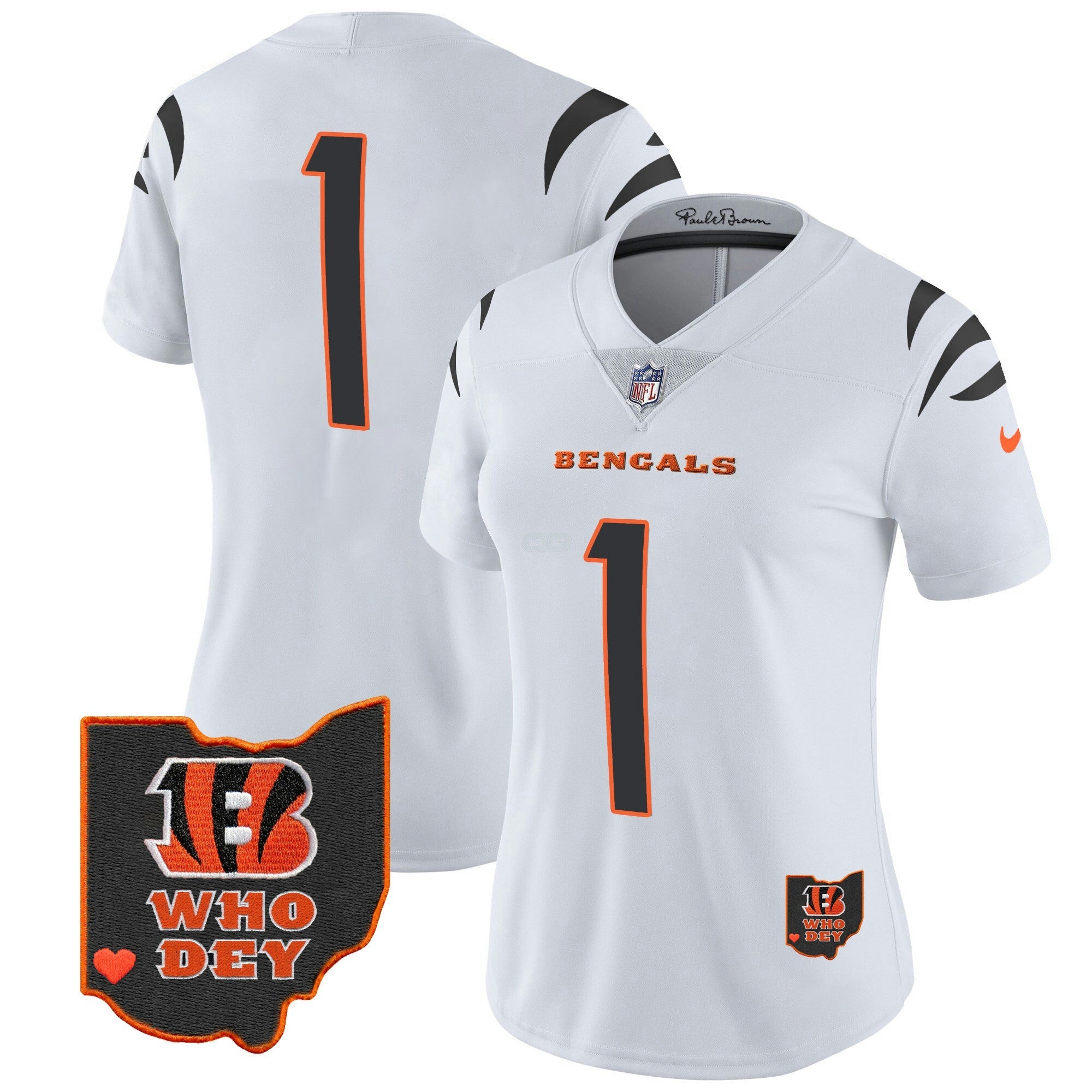 Camisa NFL Women’s Ohio Patch Vapor Limited Jersey V2