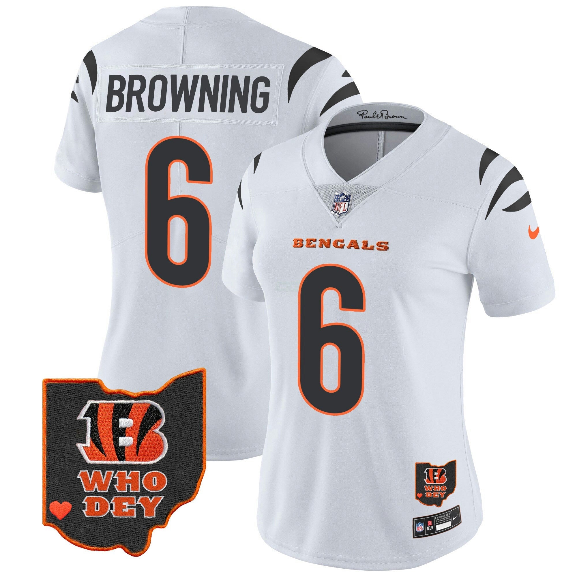 Camisa NFL Women’s Ohio Patch Vapor Limited Jersey V2