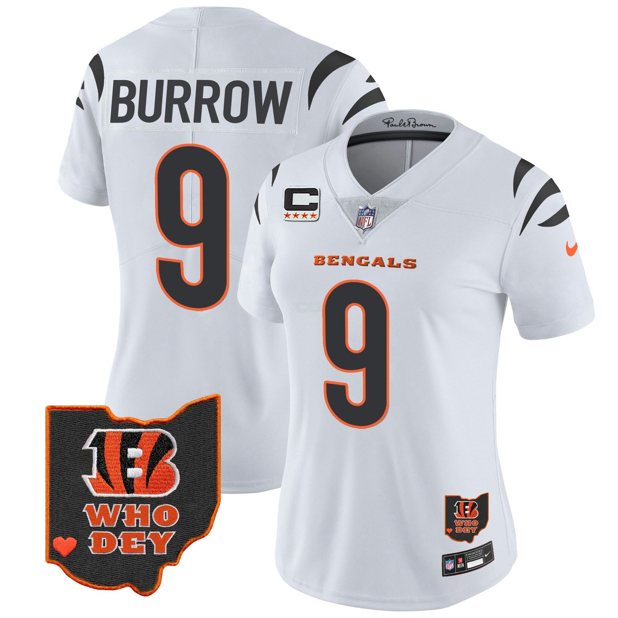 Camisa NFL Women’s Ohio Patch Vapor Limited Jersey V2