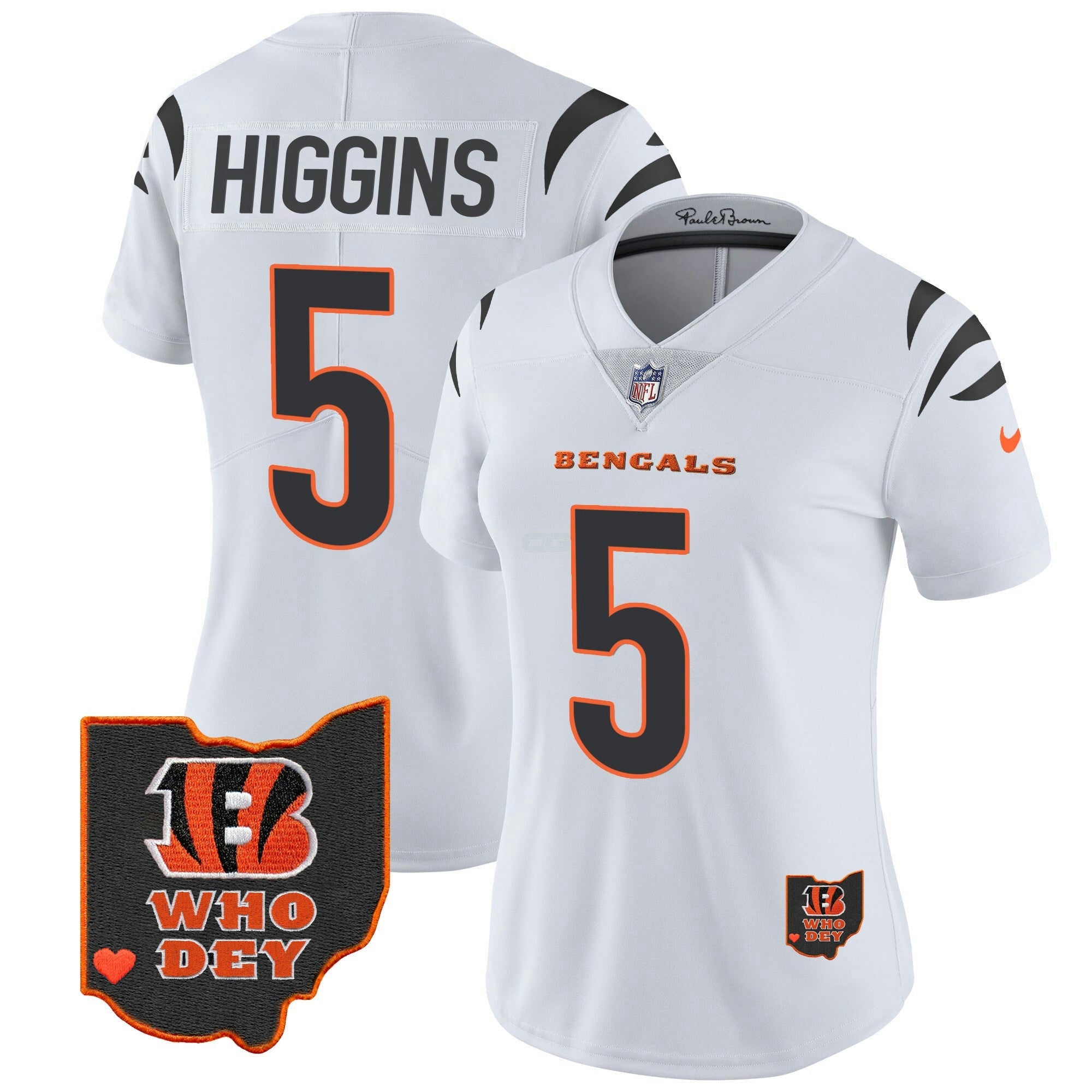 Camisa NFL Women’s Ohio Patch Vapor Limited Jersey V2