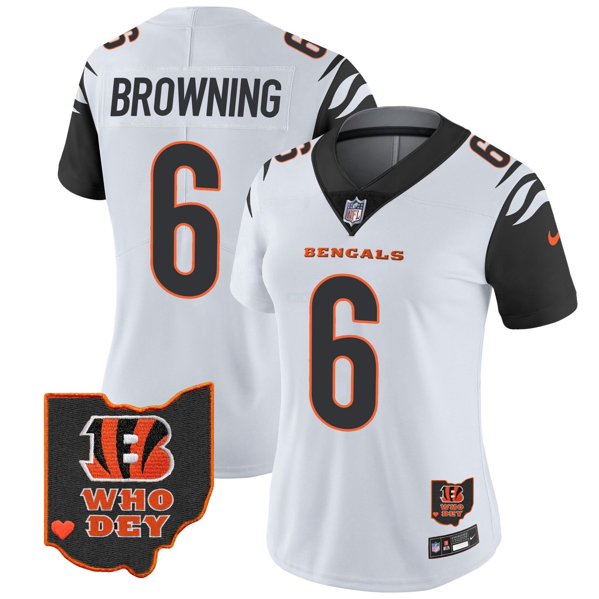 Camisa NFL Women’s Ohio Patch Vapor Limited Jersey V2