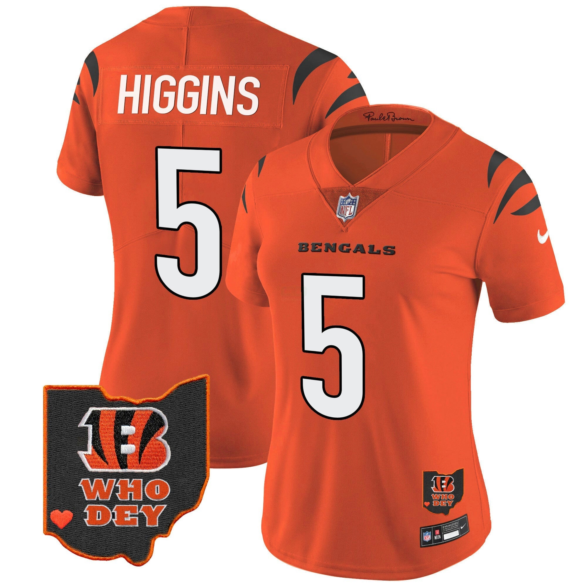 Camisa NFL Women’s Ohio Patch Vapor Limited Jersey V2