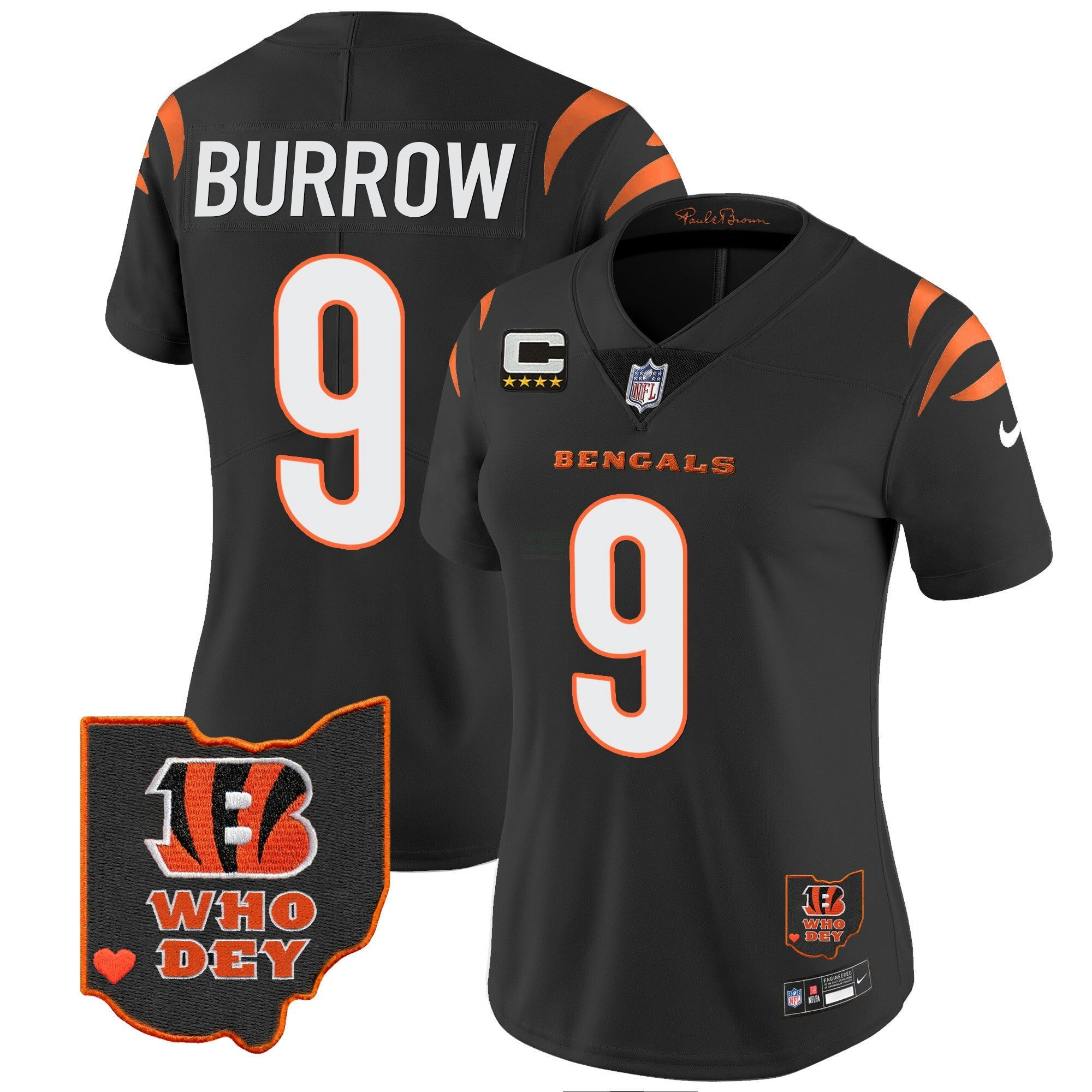 Camisa NFL Women’s Ohio Patch Vapor Limited Jersey V2
