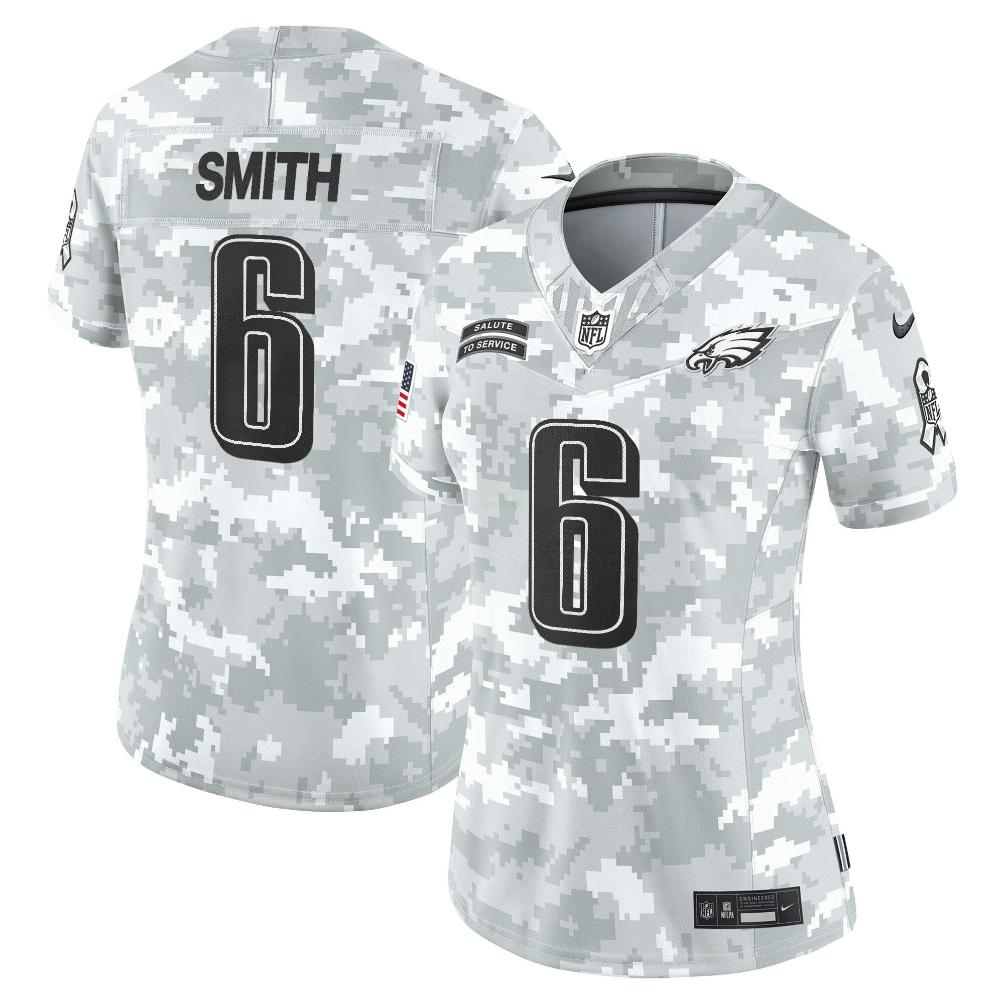 Camisa NFL Women’s Philadelphia 2024 Salute to Service Vapor Limited Jersey