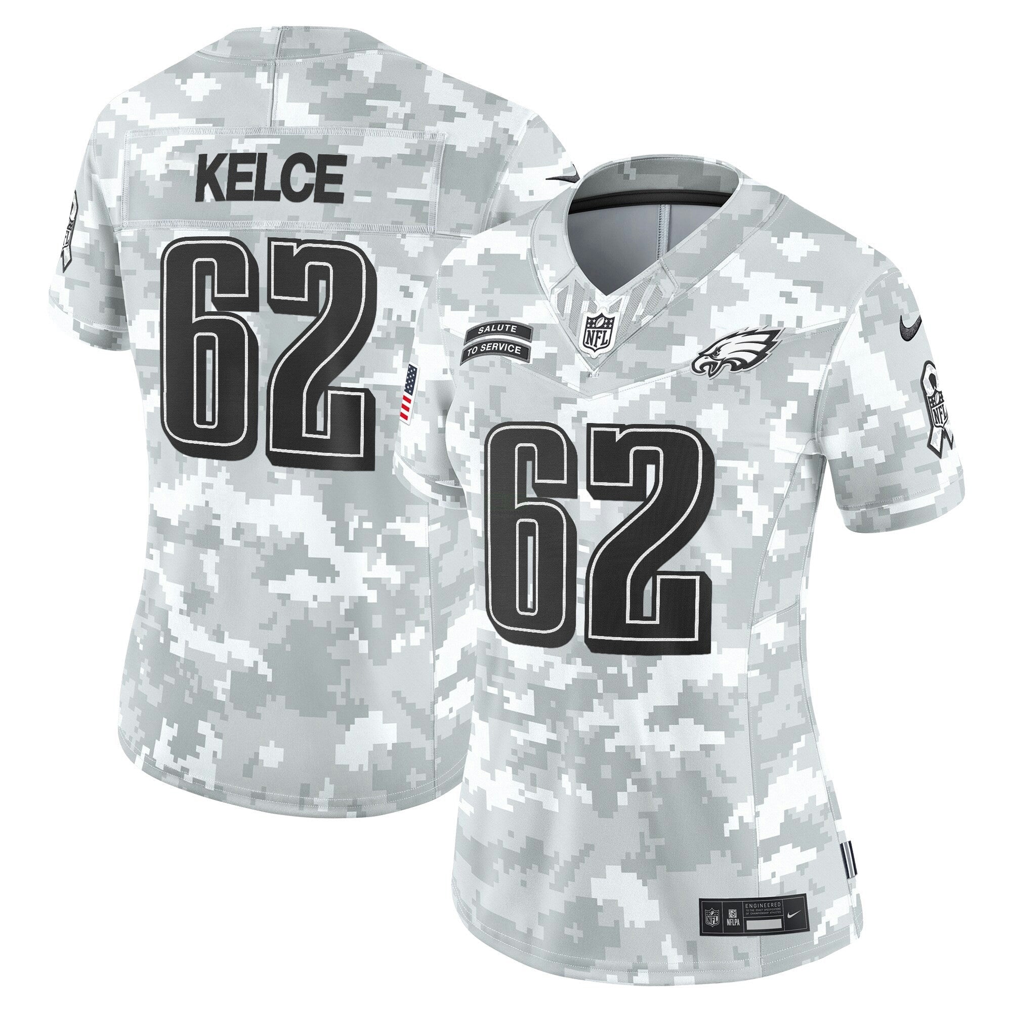 Camisa NFL Women’s Philadelphia 2024 Salute to Service Vapor Limited Jersey