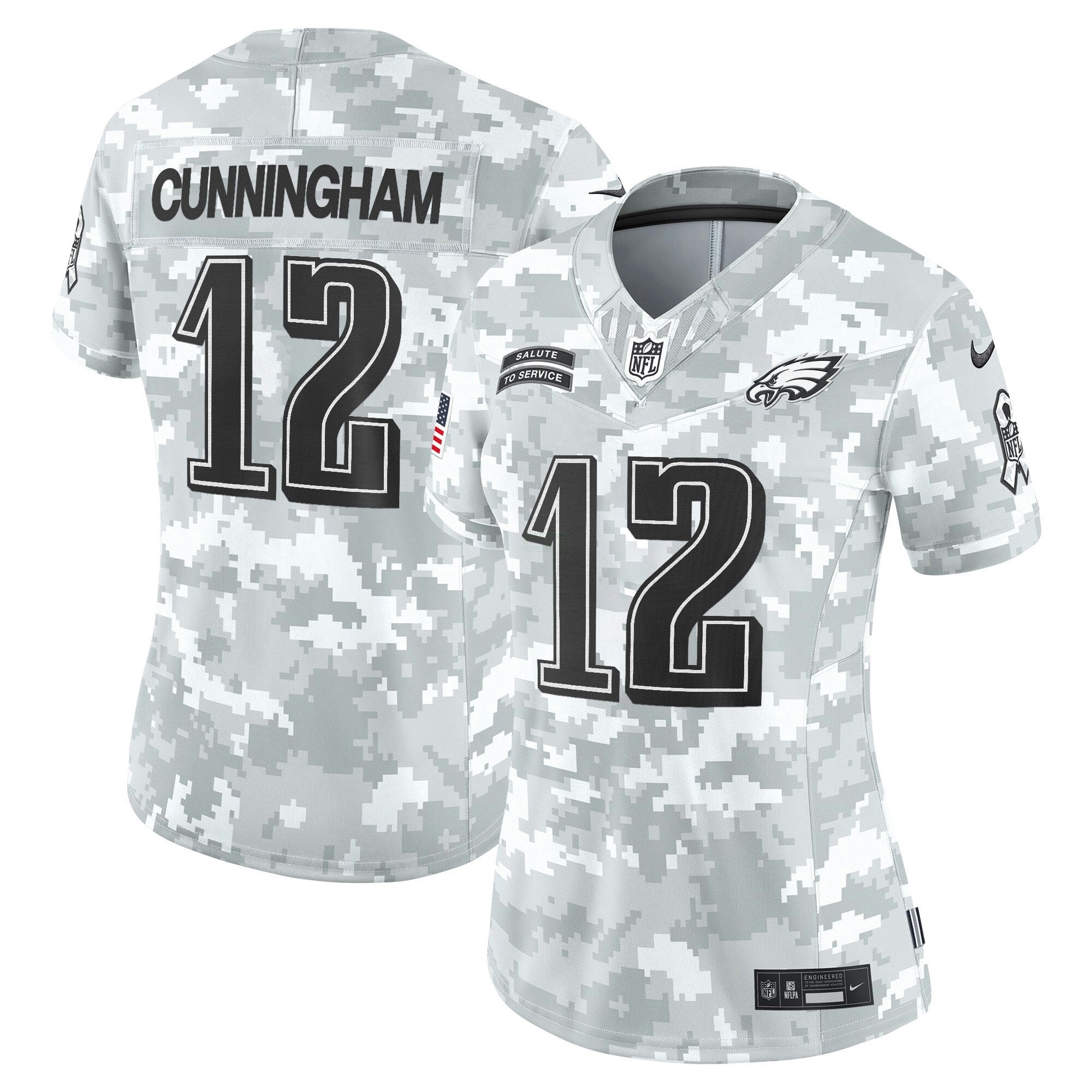 Camisa NFL Women’s Philadelphia 2024 Salute to Service Vapor Limited Jersey