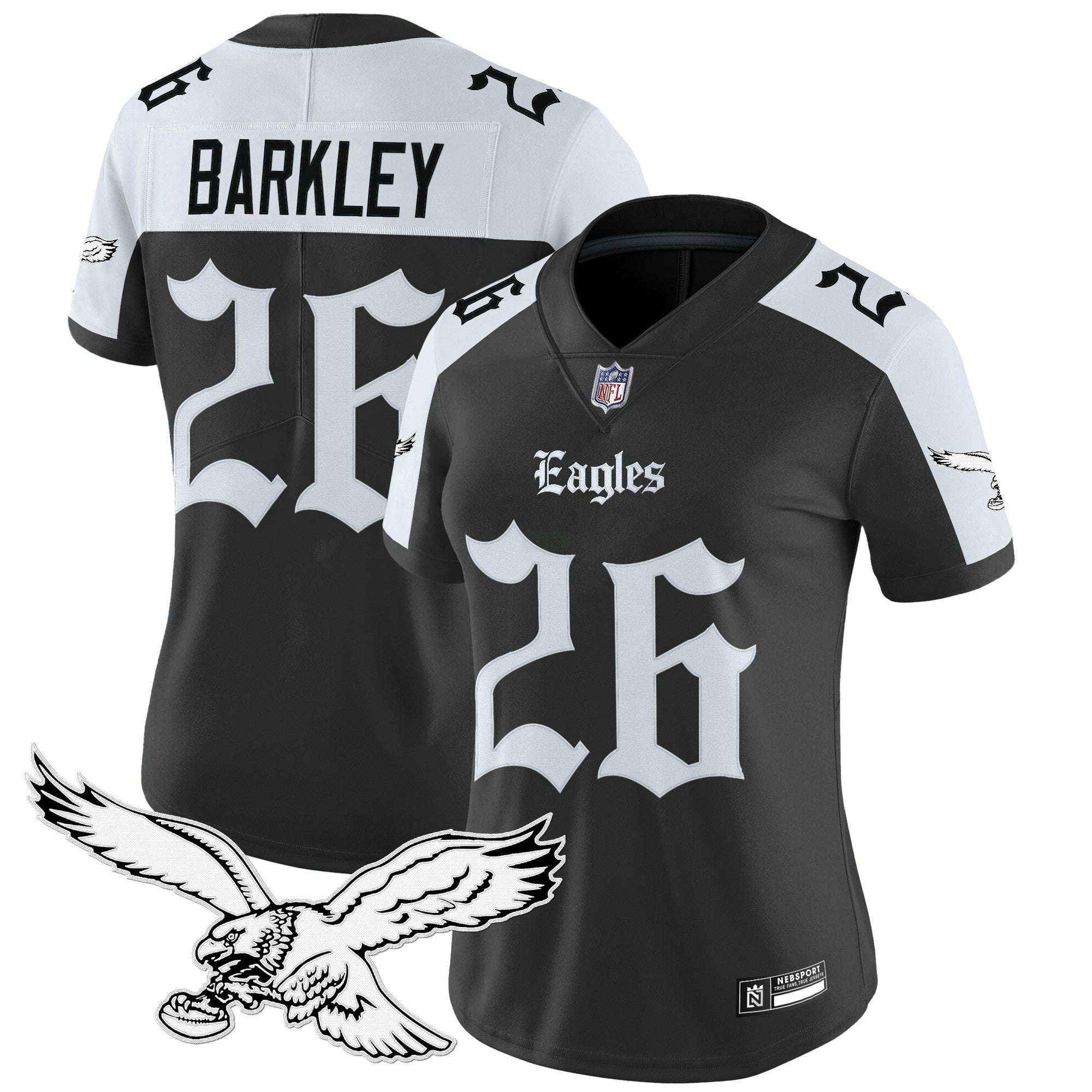 Camisa NFL Women’s Philadelphia ‘Gothic Philly Edition’ Vapor Limited Jersey