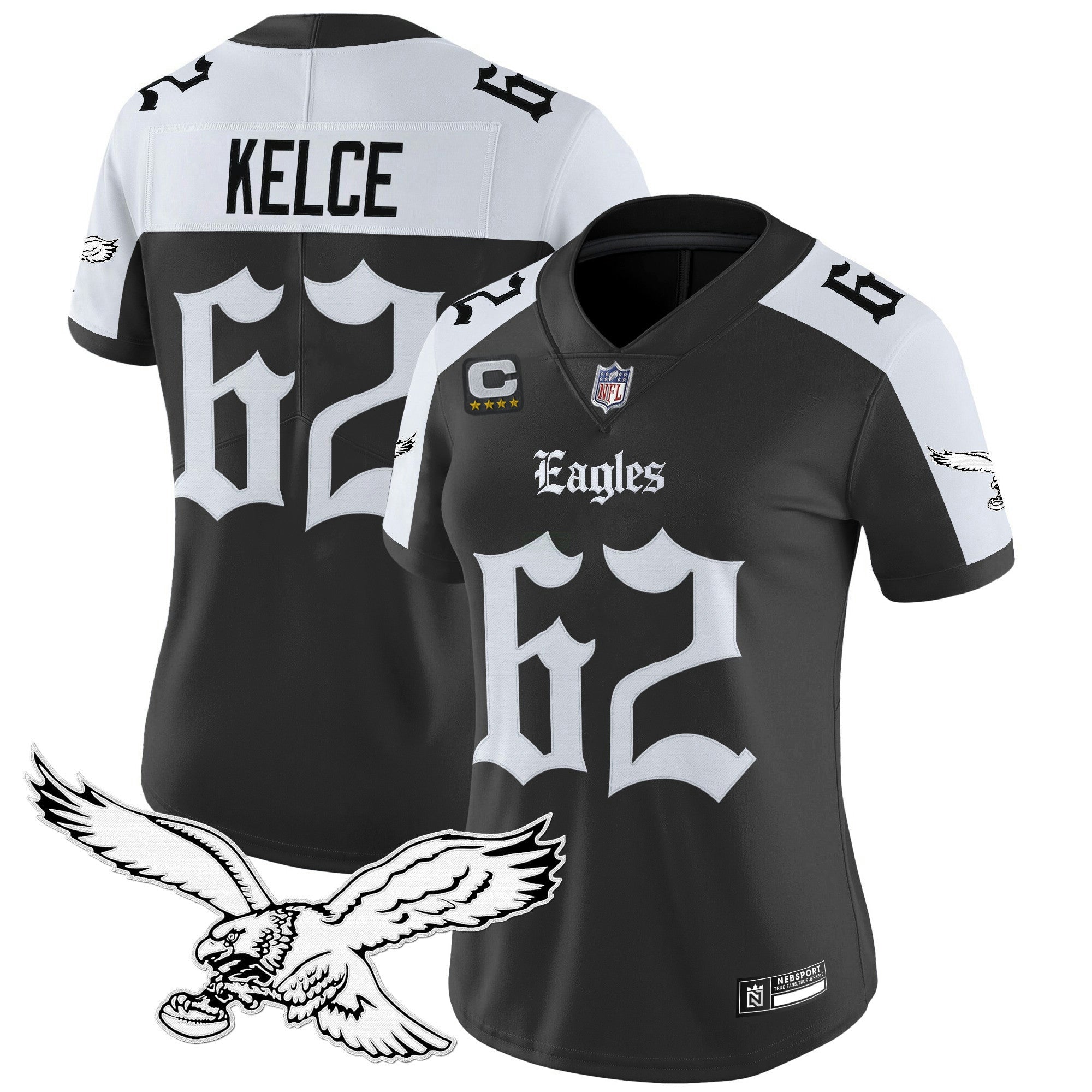 Camisa NFL Women’s Philadelphia ‘Gothic Philly Edition’ Vapor Limited Jersey