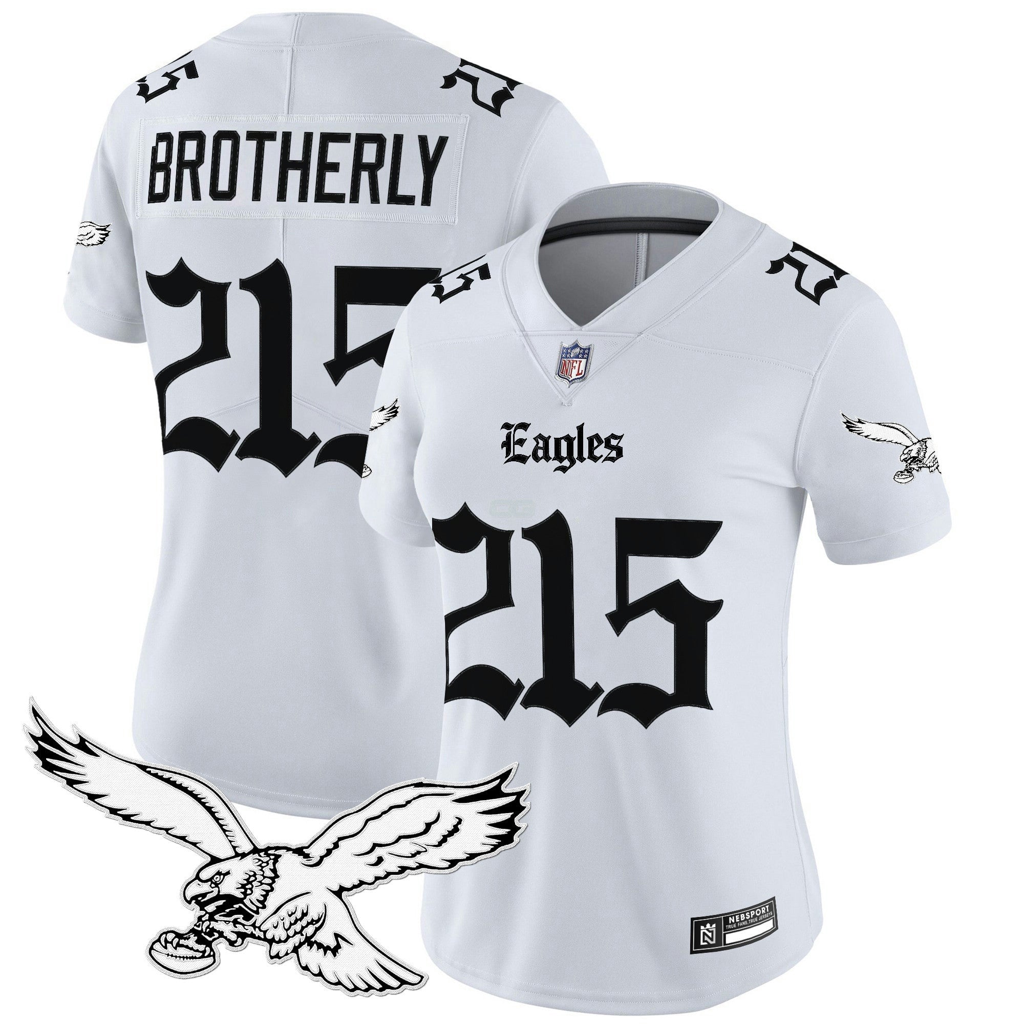Camisa NFL Women’s Philadelphia ‘Gothic Philly Edition’ Vapor Limited Jersey