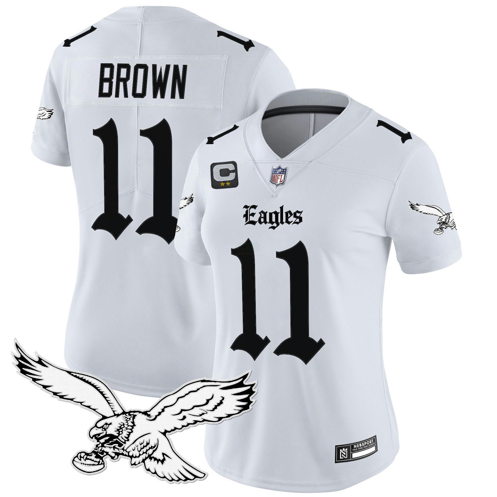 Camisa NFL Women’s Philadelphia ‘Gothic Philly Edition’ Vapor Limited Jersey