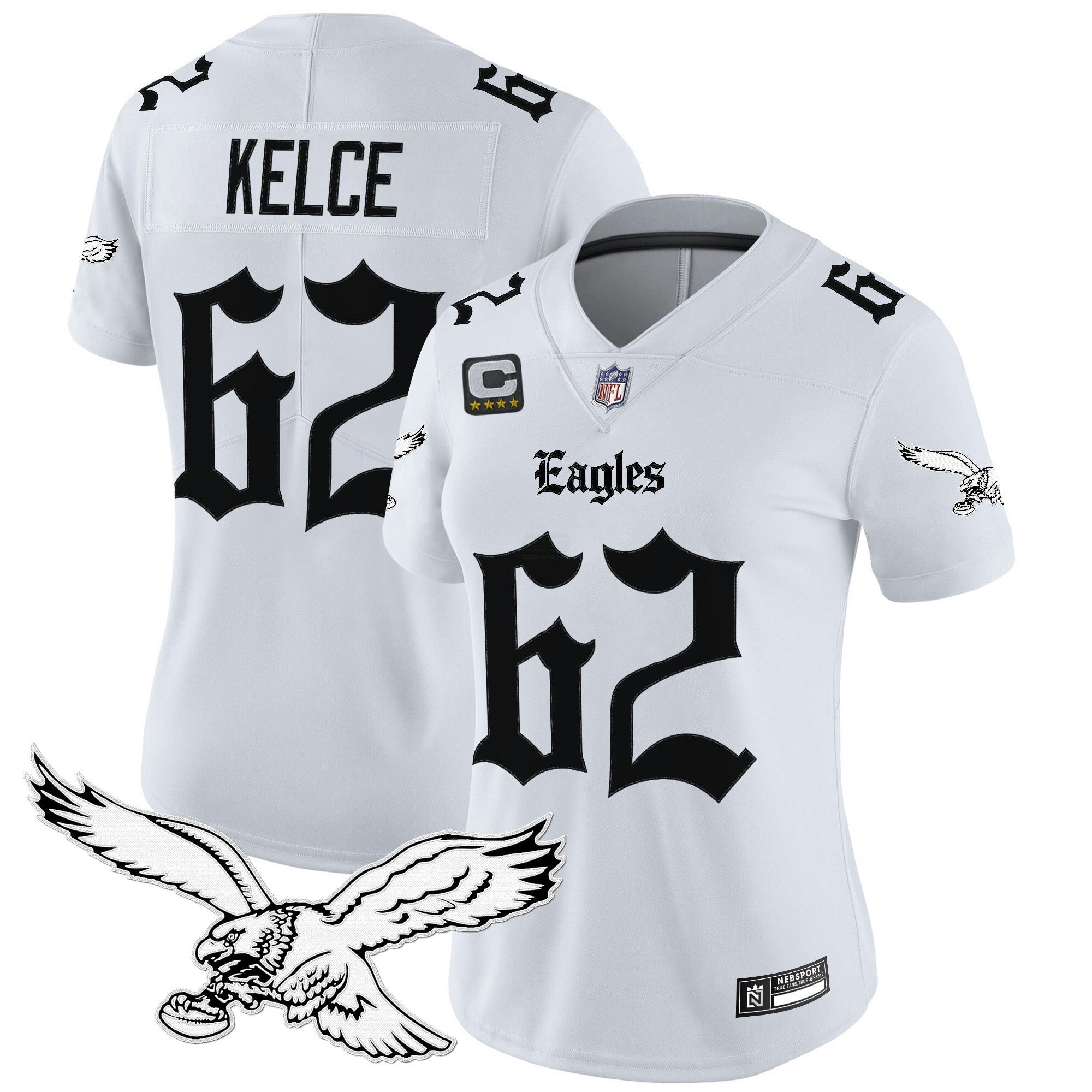 Camisa NFL Women’s Philadelphia ‘Gothic Philly Edition’ Vapor Limited Jersey