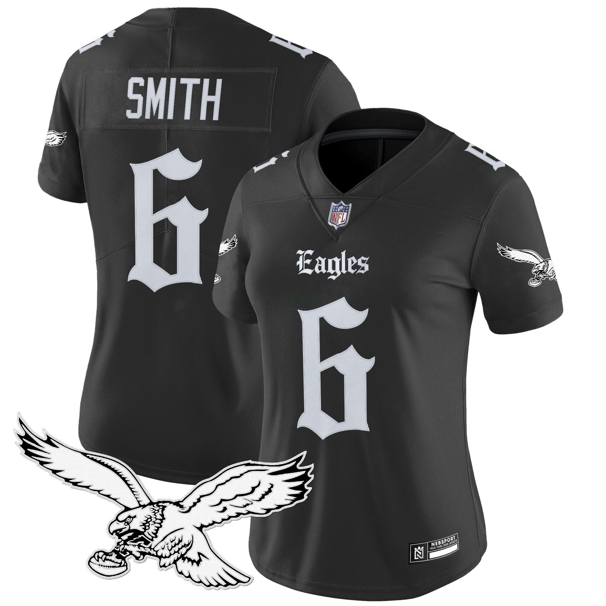 Camisa NFL Women’s Philadelphia ‘Gothic Philly Edition’ Vapor Limited Jersey