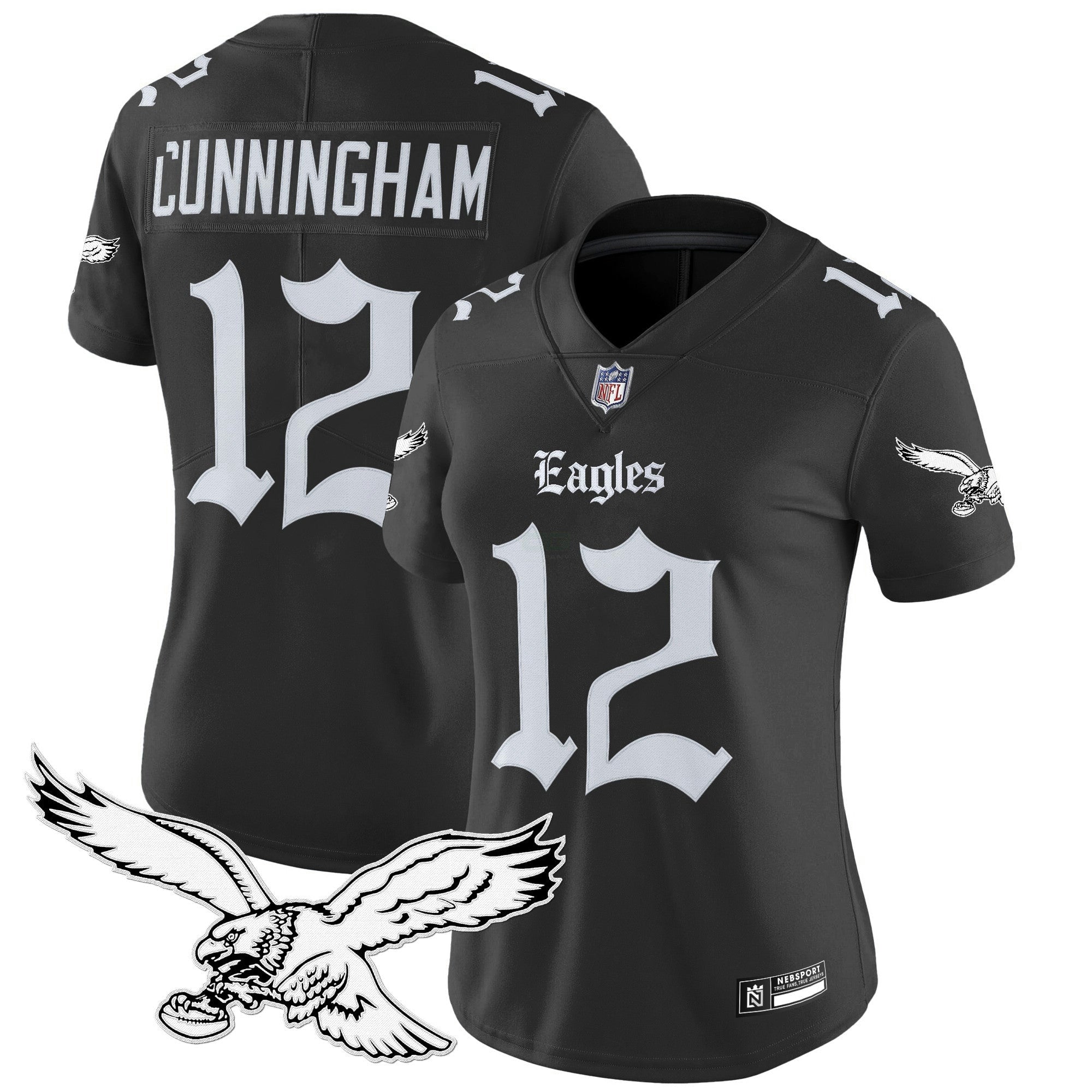 Camisa NFL Women’s Philadelphia ‘Gothic Philly Edition’ Vapor Limited Jersey