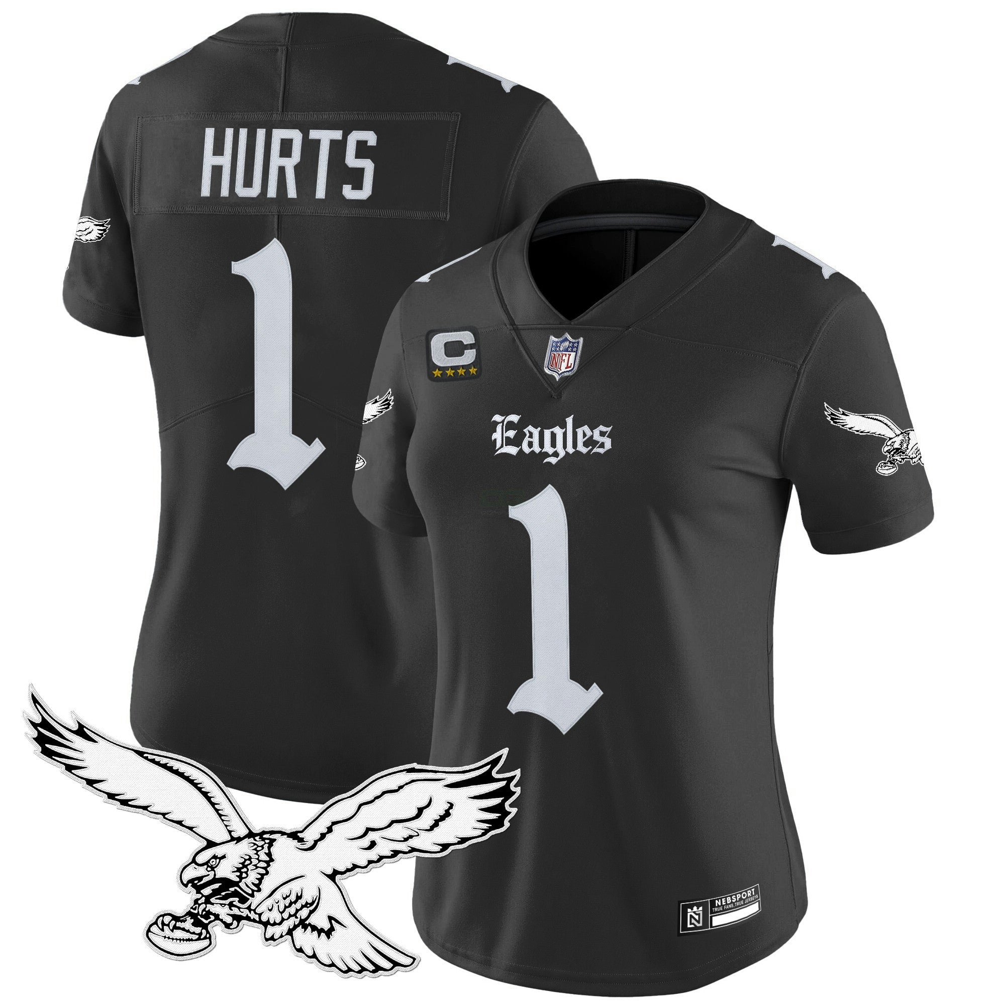 Camisa NFL Women’s Philadelphia ‘Gothic Philly Edition’ Vapor Limited Jersey