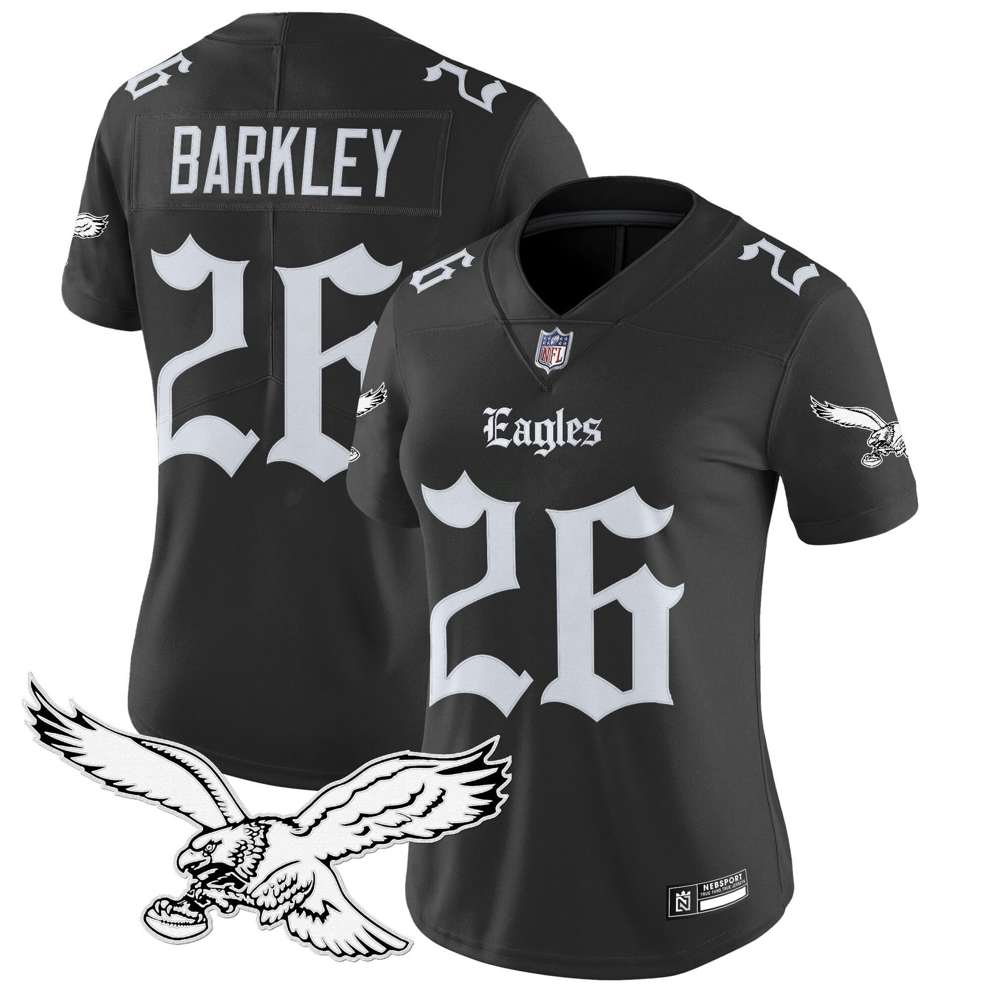 Camisa NFL Women’s Philadelphia ‘Gothic Philly Edition’ Vapor Limited Jersey
