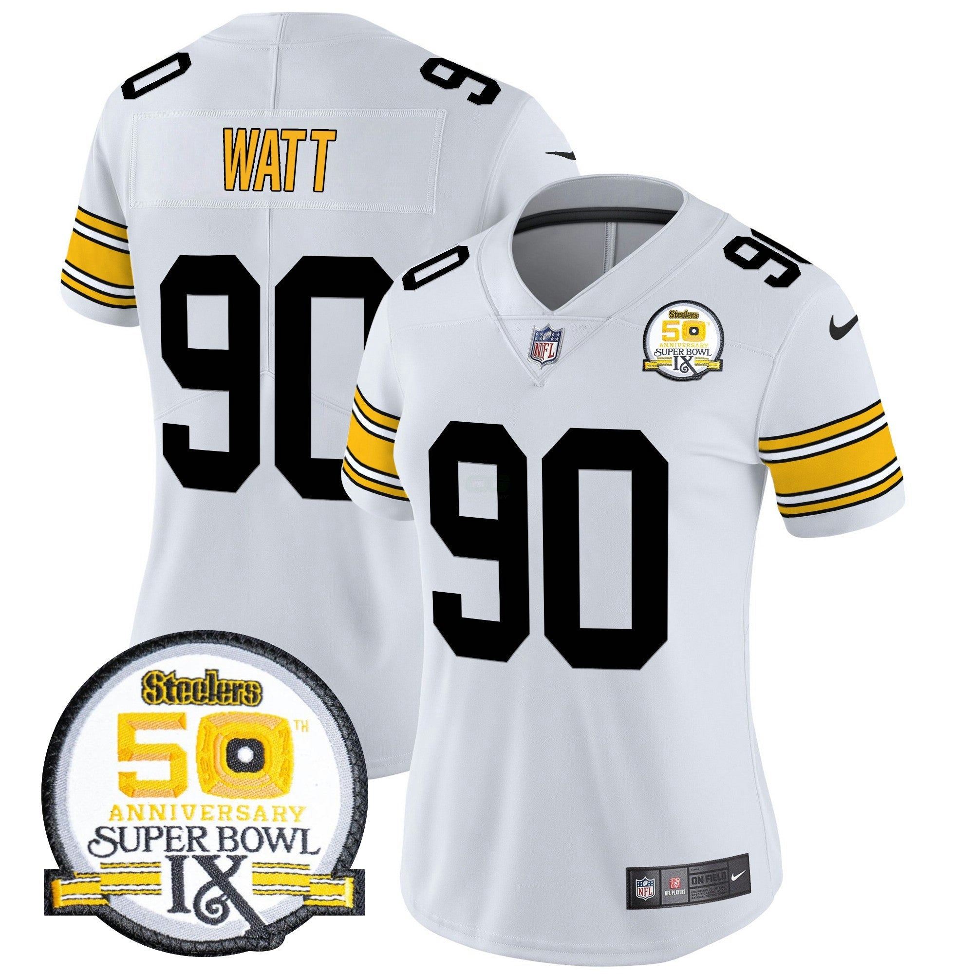Camisa NFL Women’s Pittsburgh Throwback 2024 Vapor Limited Jersey
