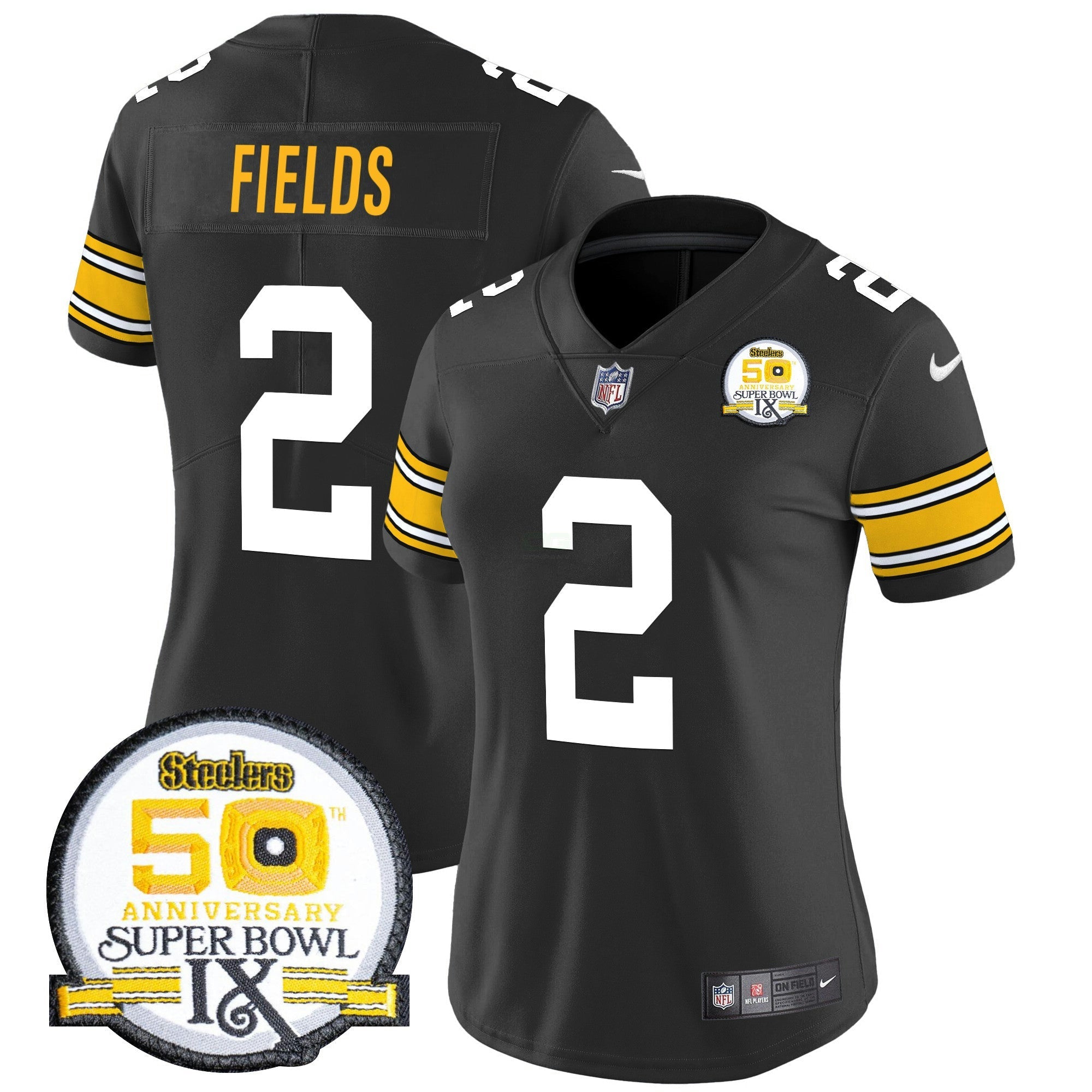 Camisa NFL Women’s Pittsburgh Throwback 2024 Vapor Limited Jersey