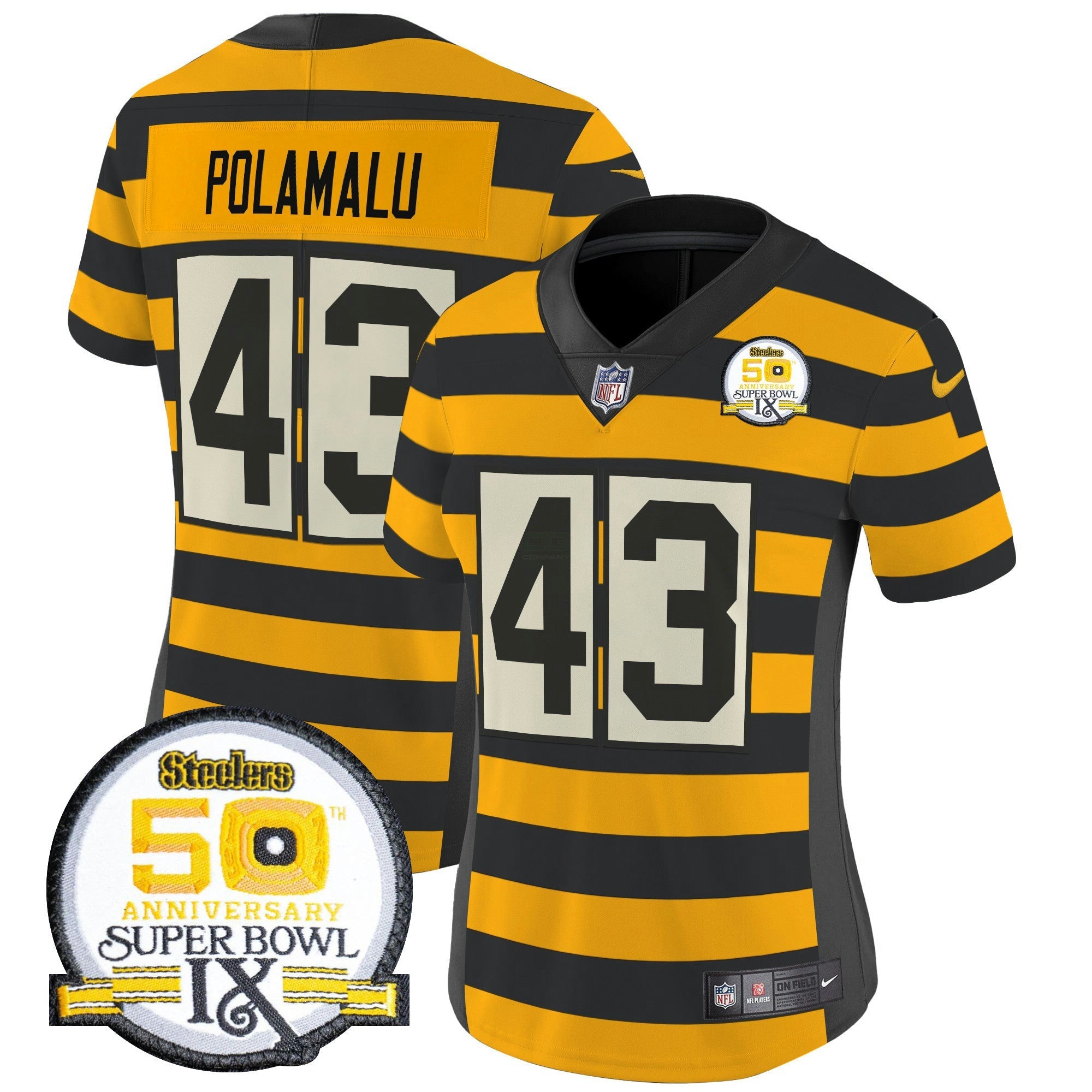 Camisa NFL Women’s Pittsburgh Throwback 2024 Vapor Limited Jersey