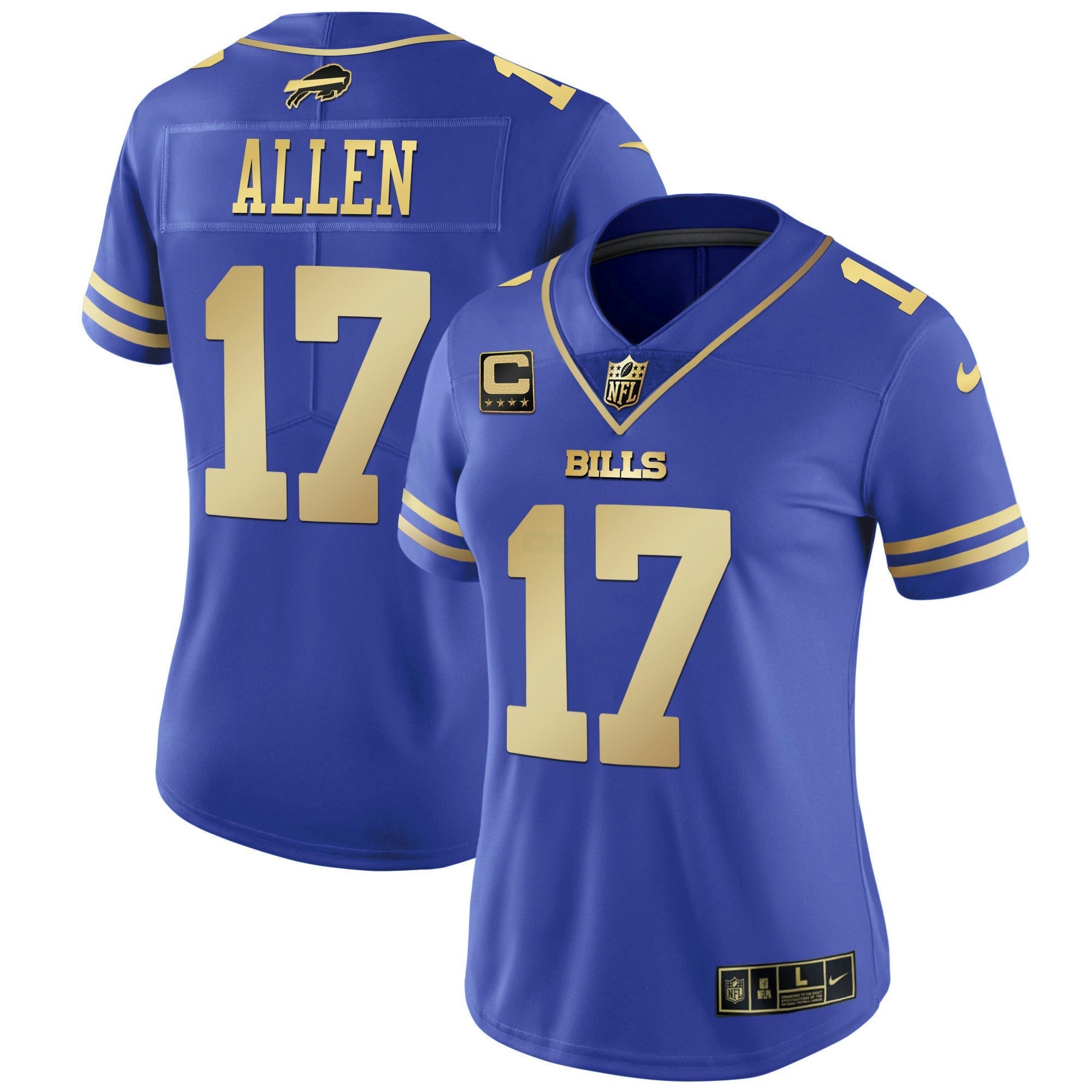 Camisa NFL Women’s Preta Vermelha Vapor Jersey