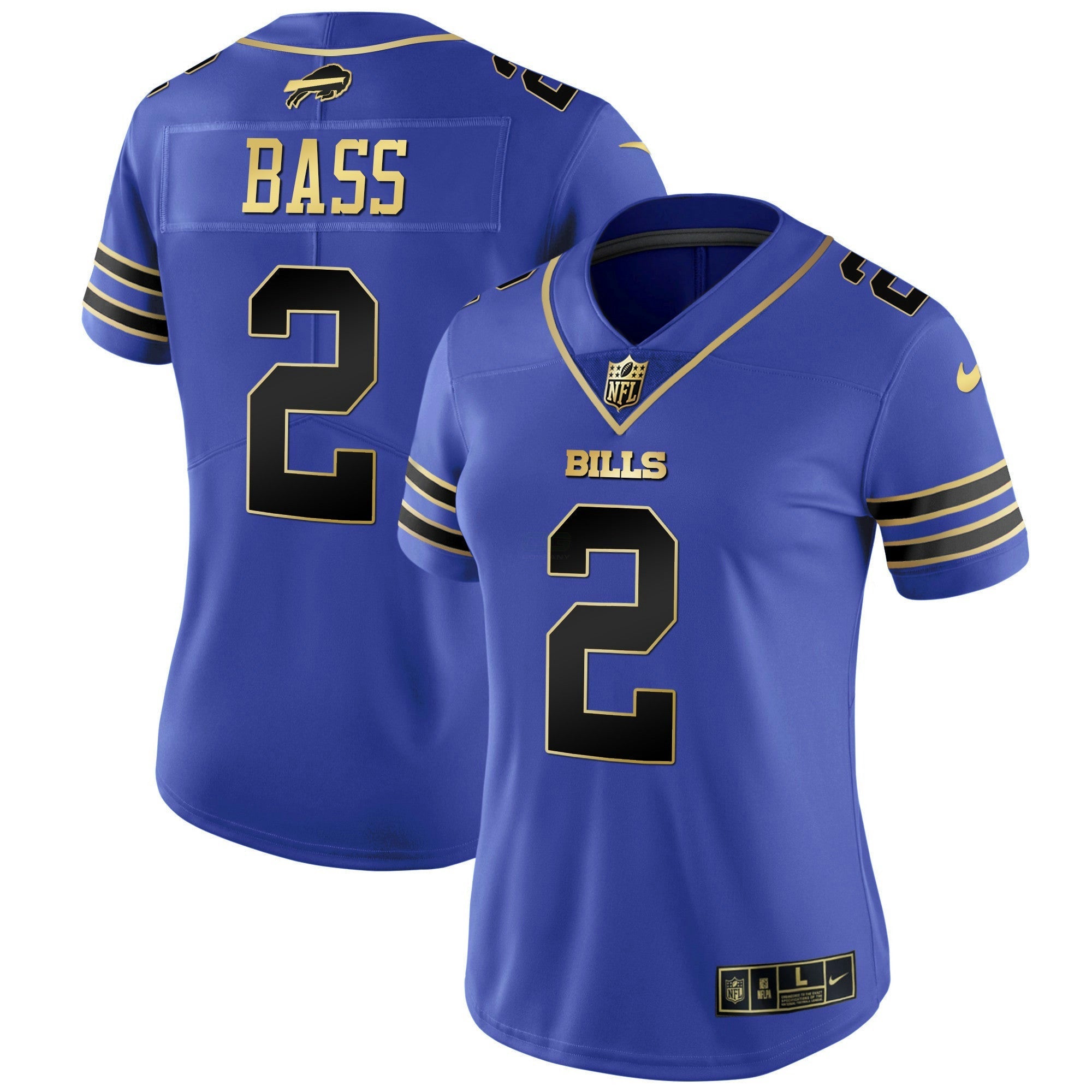 Camisa NFL Women’s Preta Vermelha Vapor Jersey