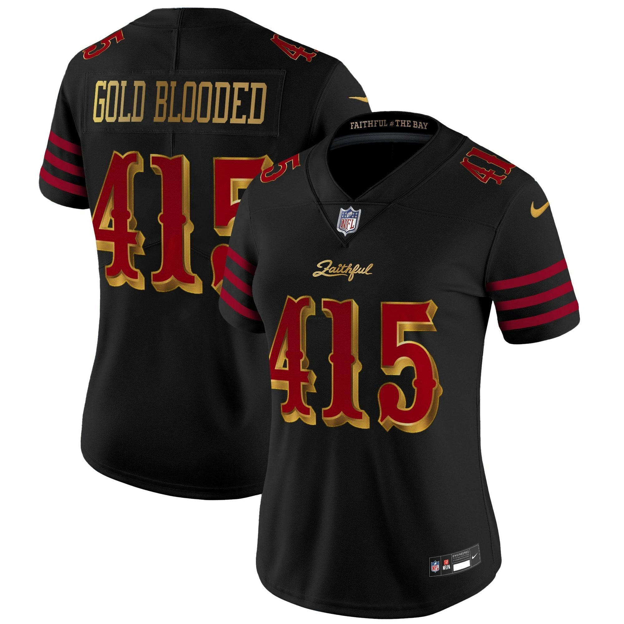 Camisa NFL Women’s San Francisco 2025 “Rivalries” Vapor Limited Jersey