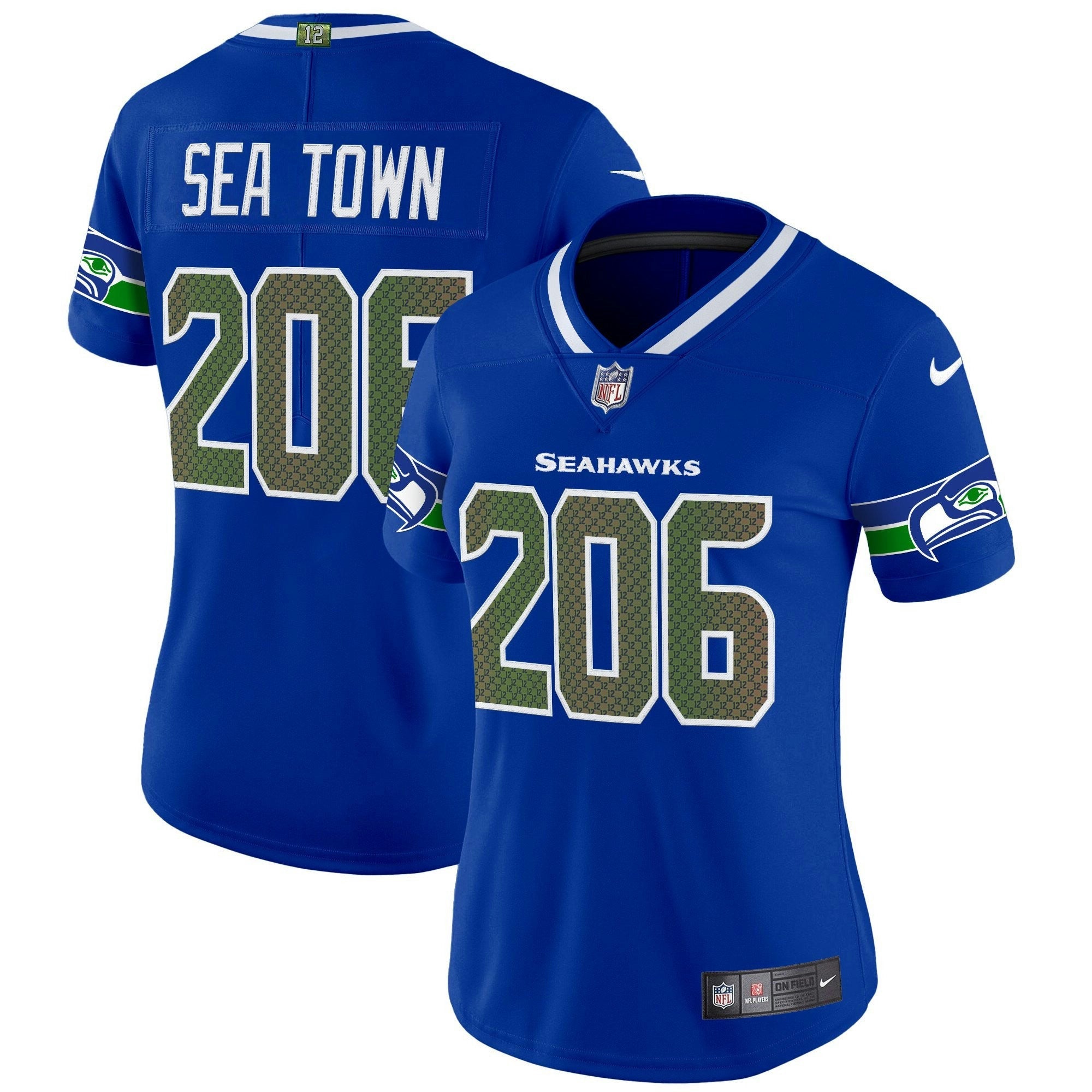 Camisa NFL Women’s Seattle 2025 “Rivalries” Vapor Limited Jersey