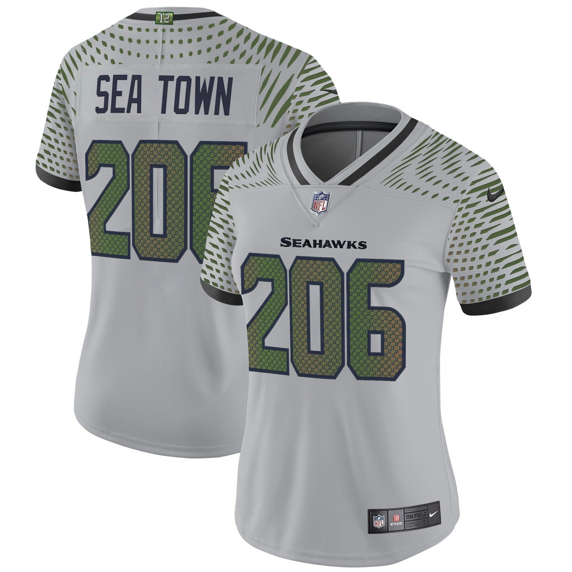 Camisa NFL Women’s Seattle 2025 “Rivalries” Vapor Limited Jersey