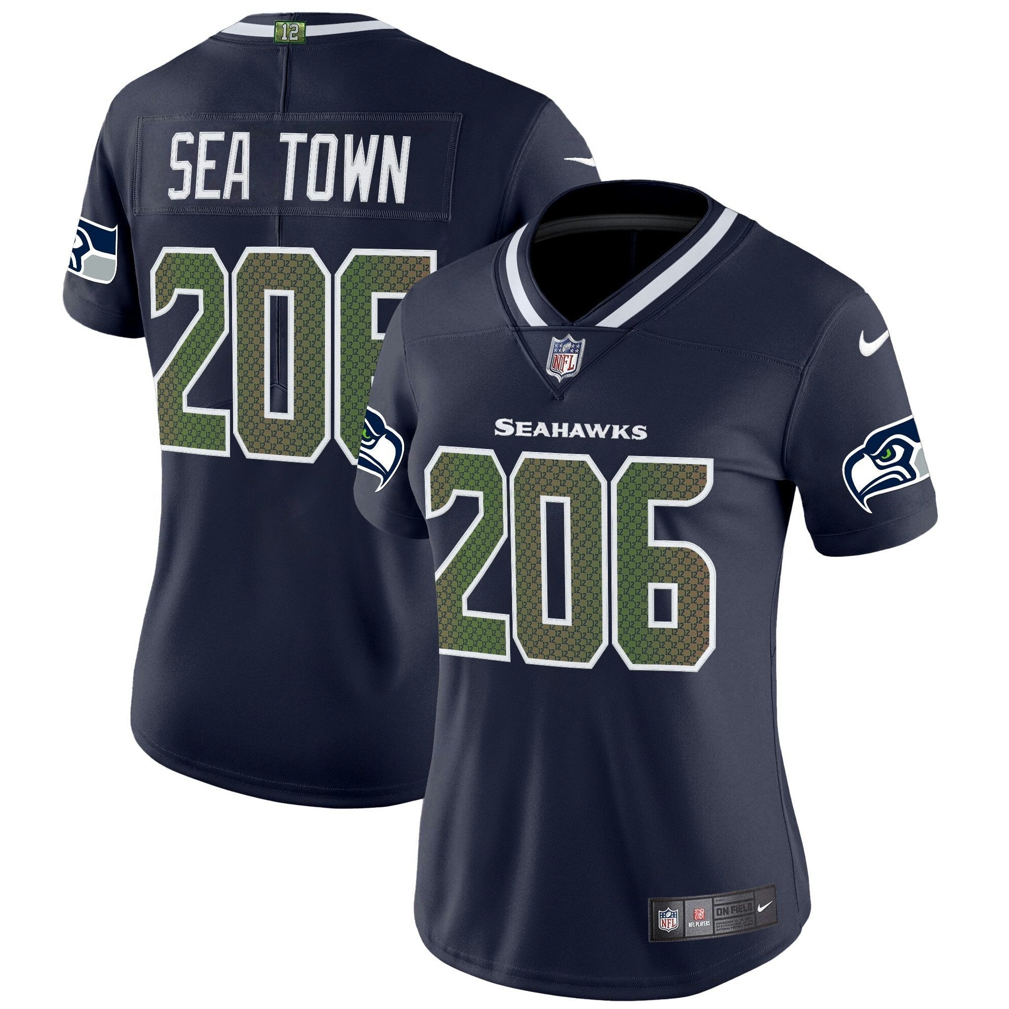 Camisa NFL Women’s Seattle 2025 “Rivalries” Vapor Limited Jersey