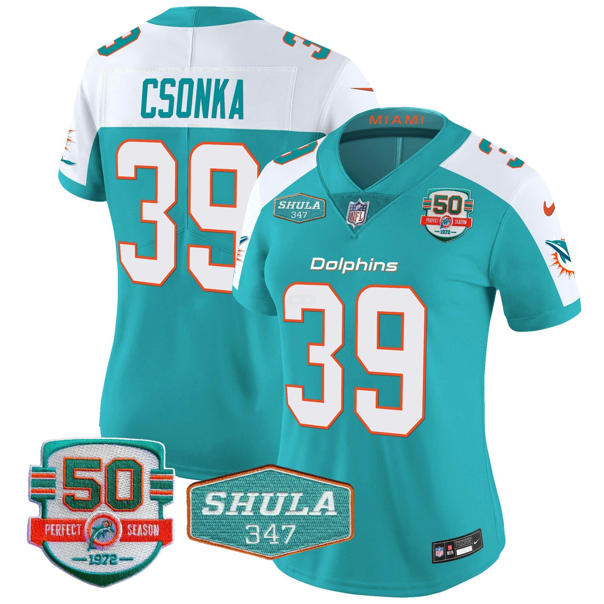 Camisa NFL Women’s Shula 347 Patch Vapor Jersey
