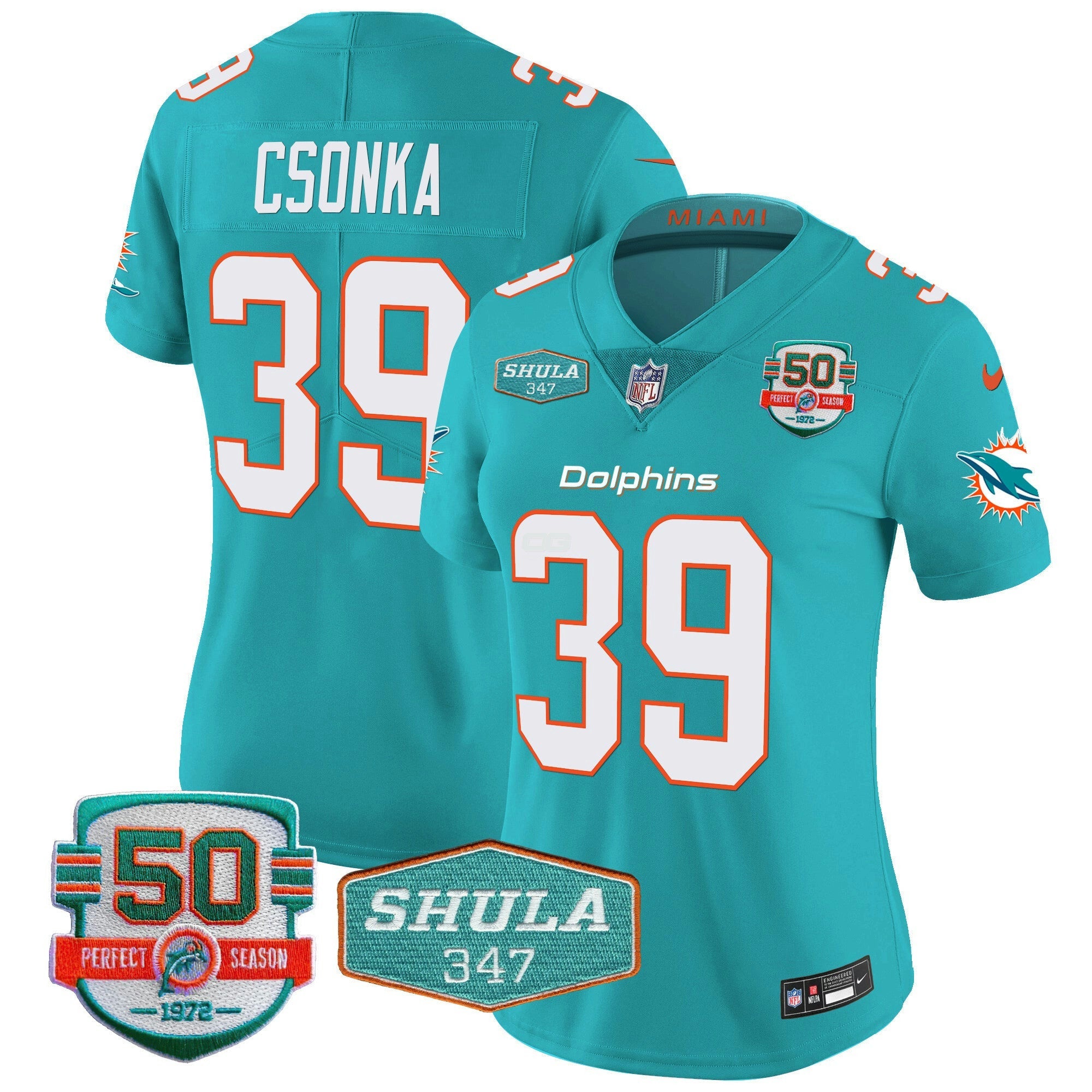 Camisa NFL Women’s Shula 347 Patch Vapor Jersey