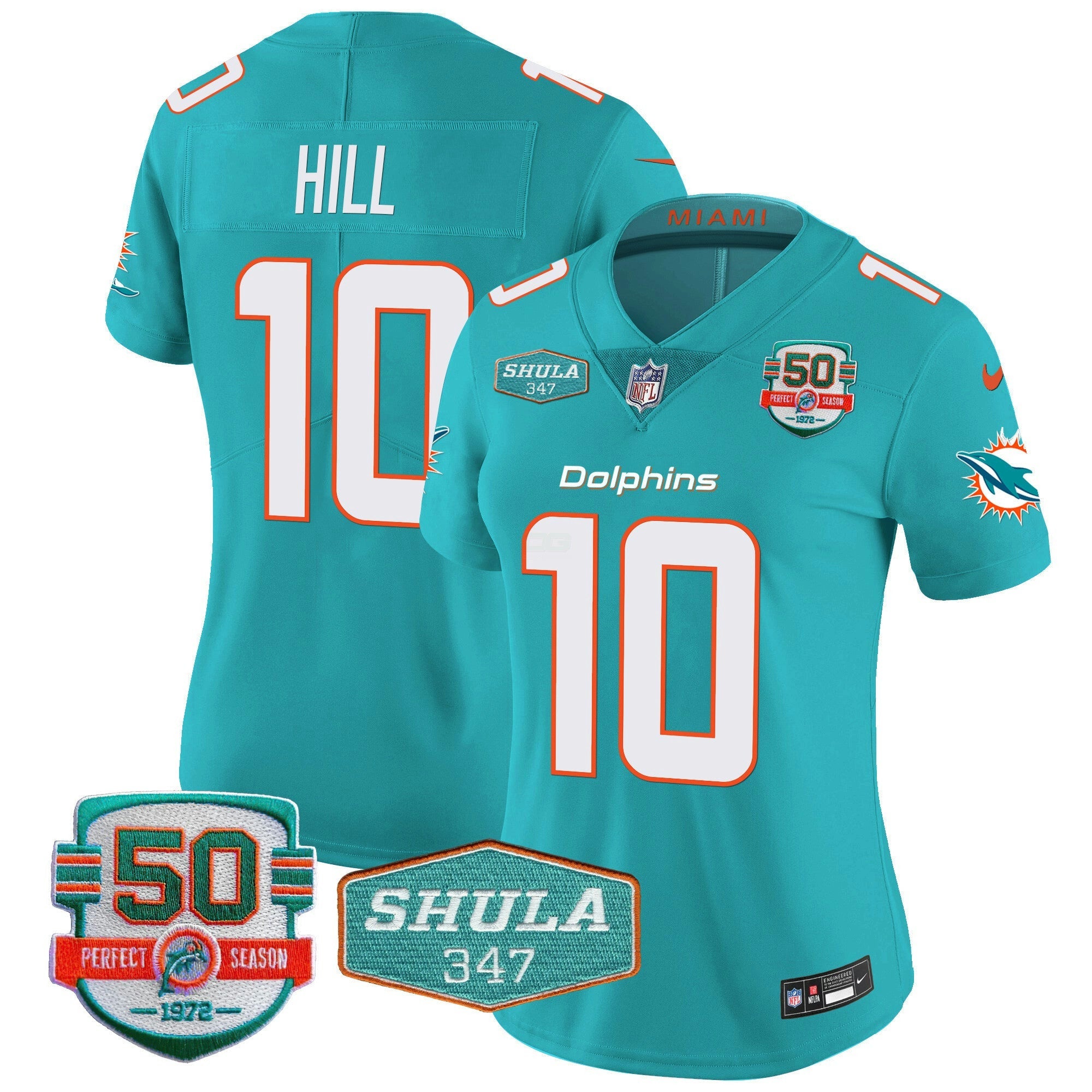 Camisa NFL Women’s Shula 347 Patch Vapor Jersey